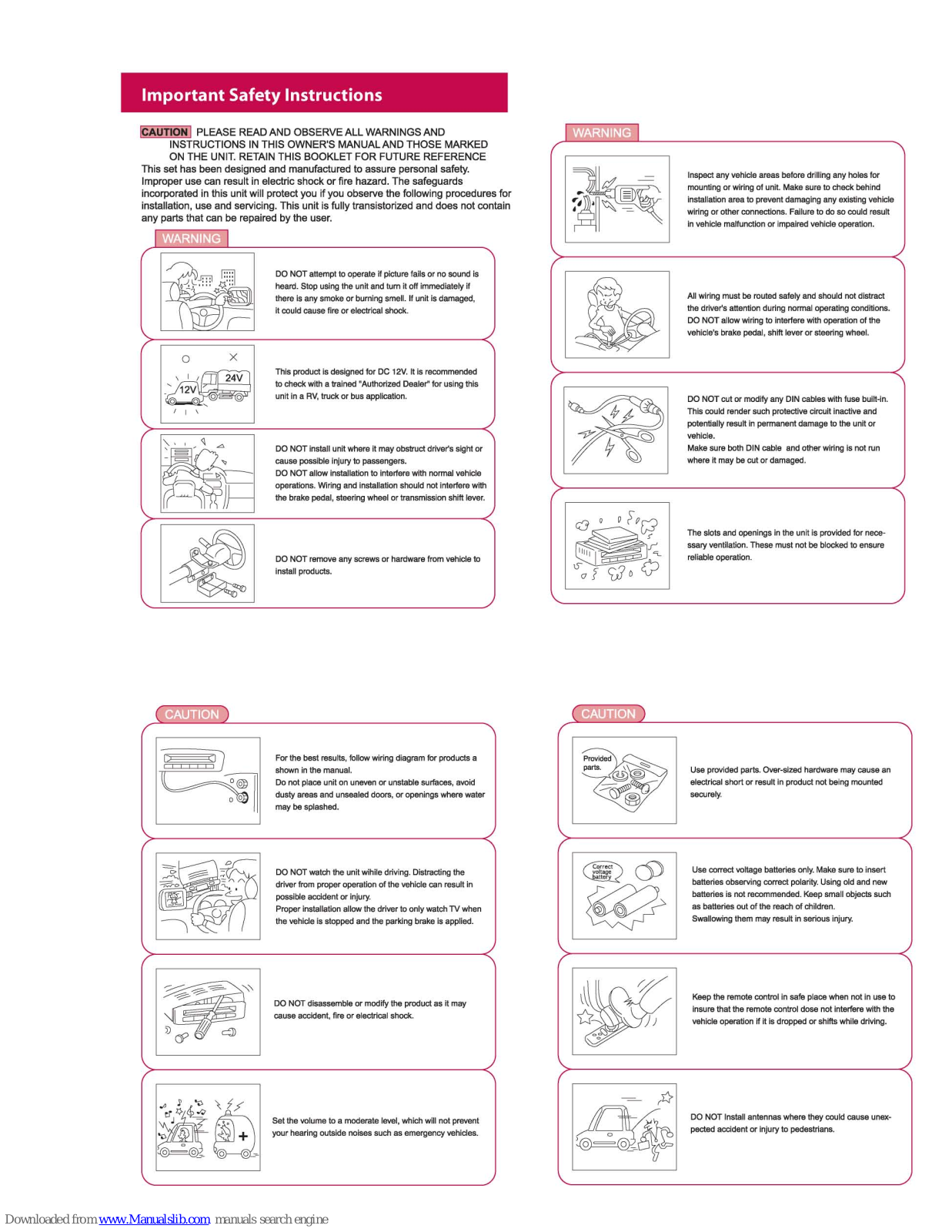 Farenheit HRD-93 User Manual