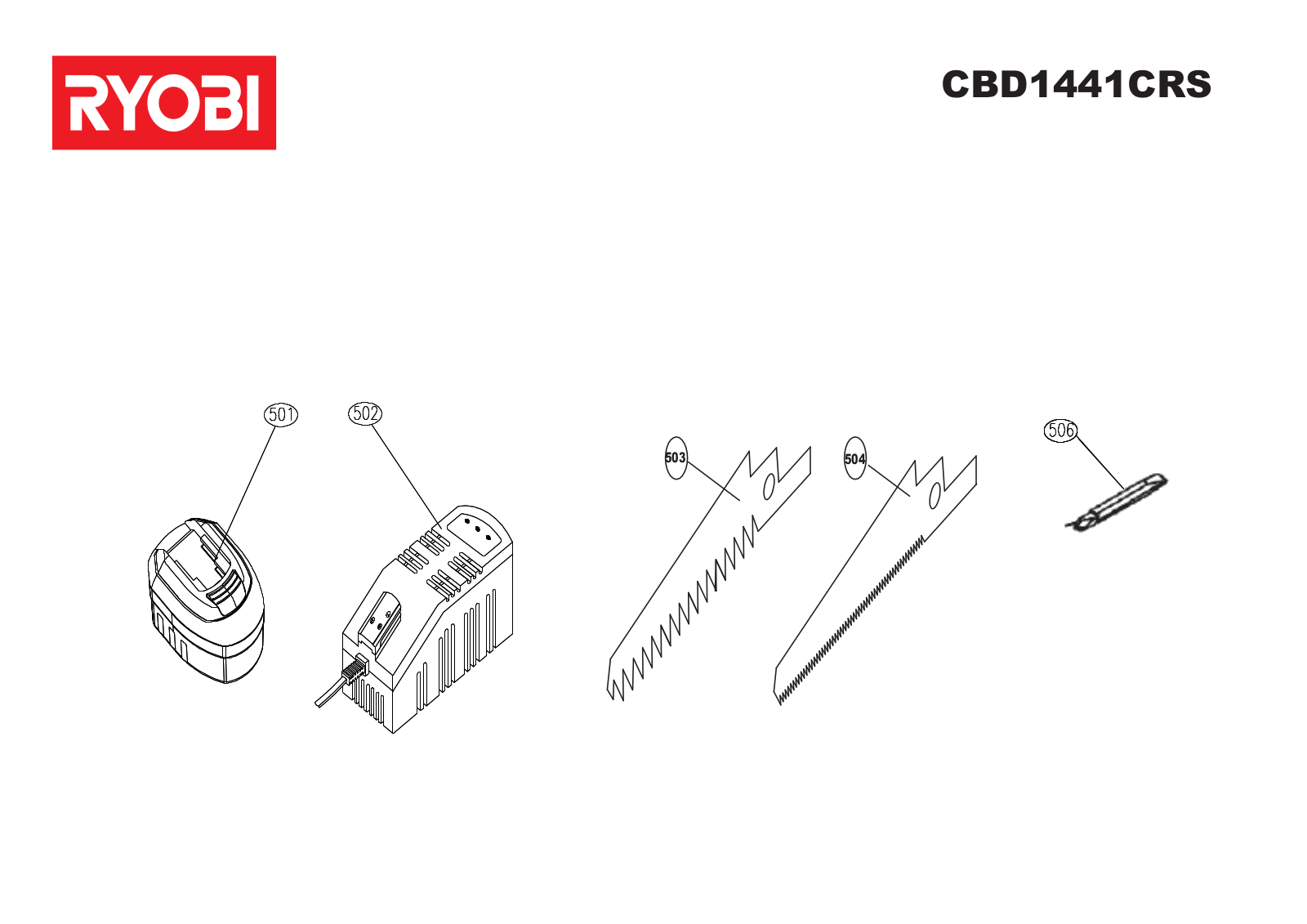 RYOBI CBD1441CRS User Manual