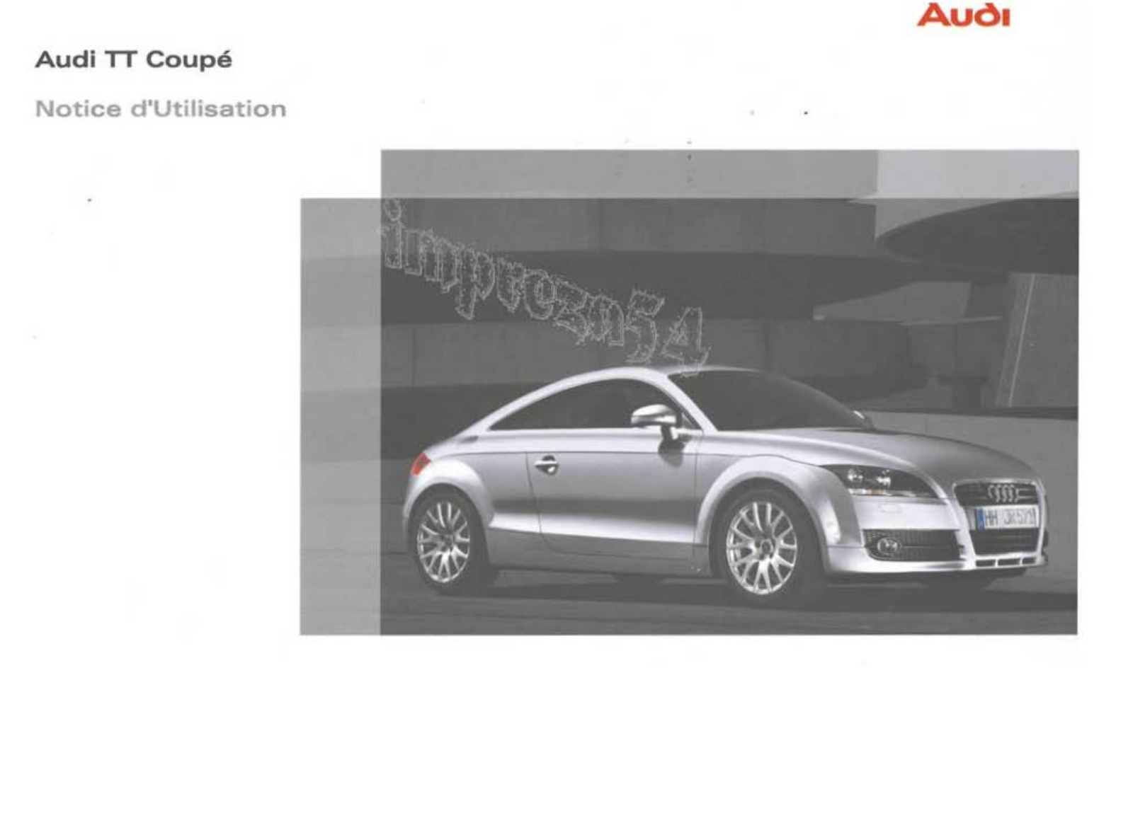 AUDI TT Roadster User Manual