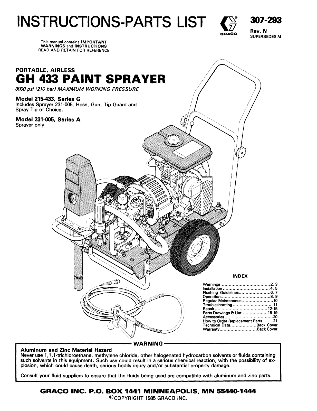Graco PDW8800, 231-005, PDW9200 User Manual - ManualMachine.com