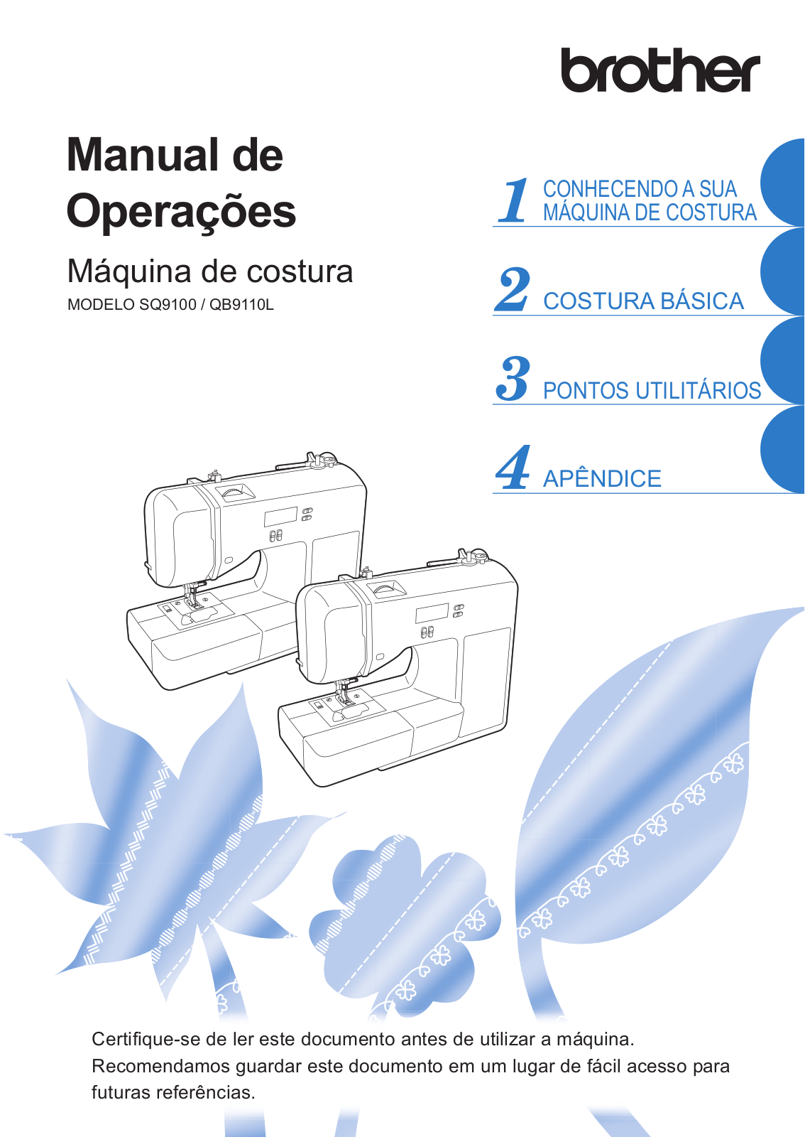 Brother SQ9100 User's Guide