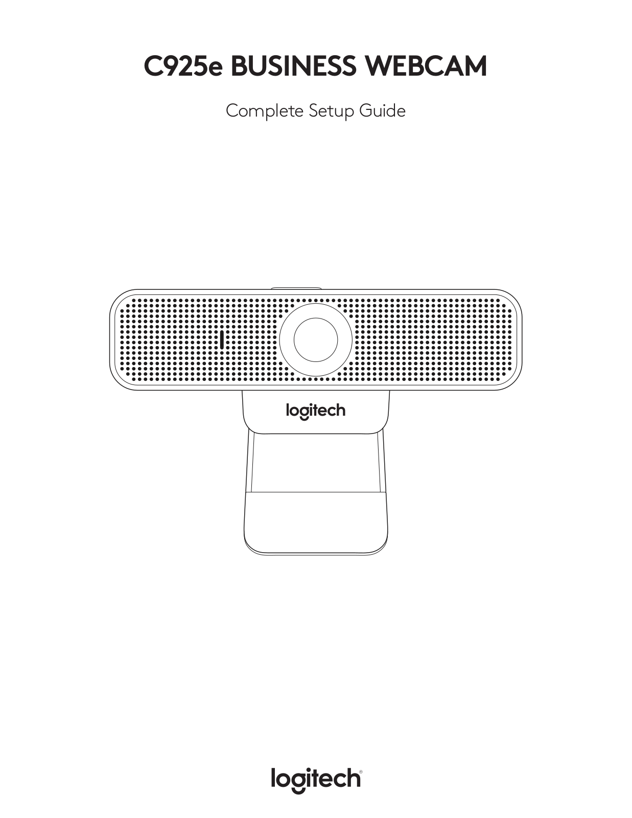 Logitech C925e Setup Guide