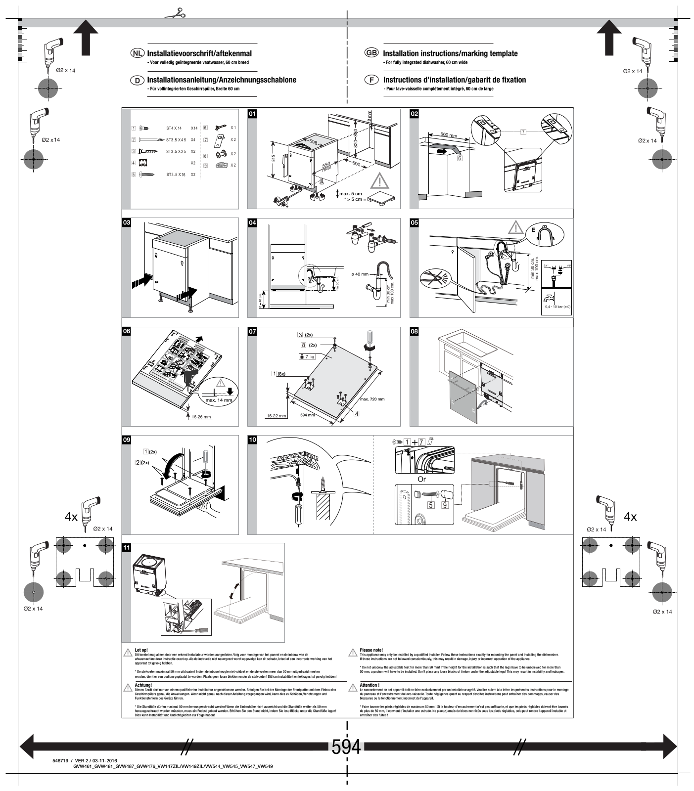 ETNA VW147BRVS User manual