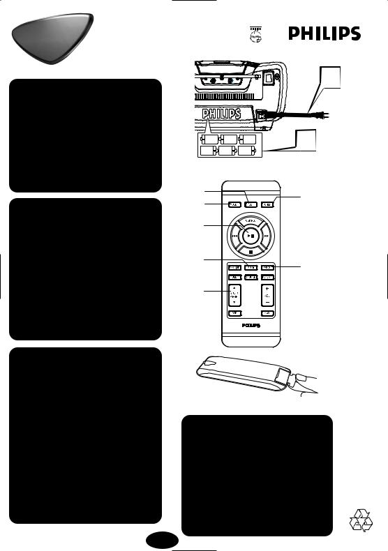 Philips AZ3846 Quick Start Guide