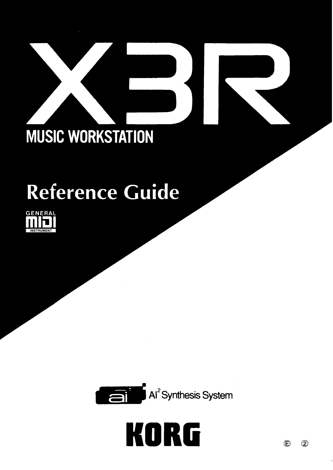 Korg X3R Reference  Manual