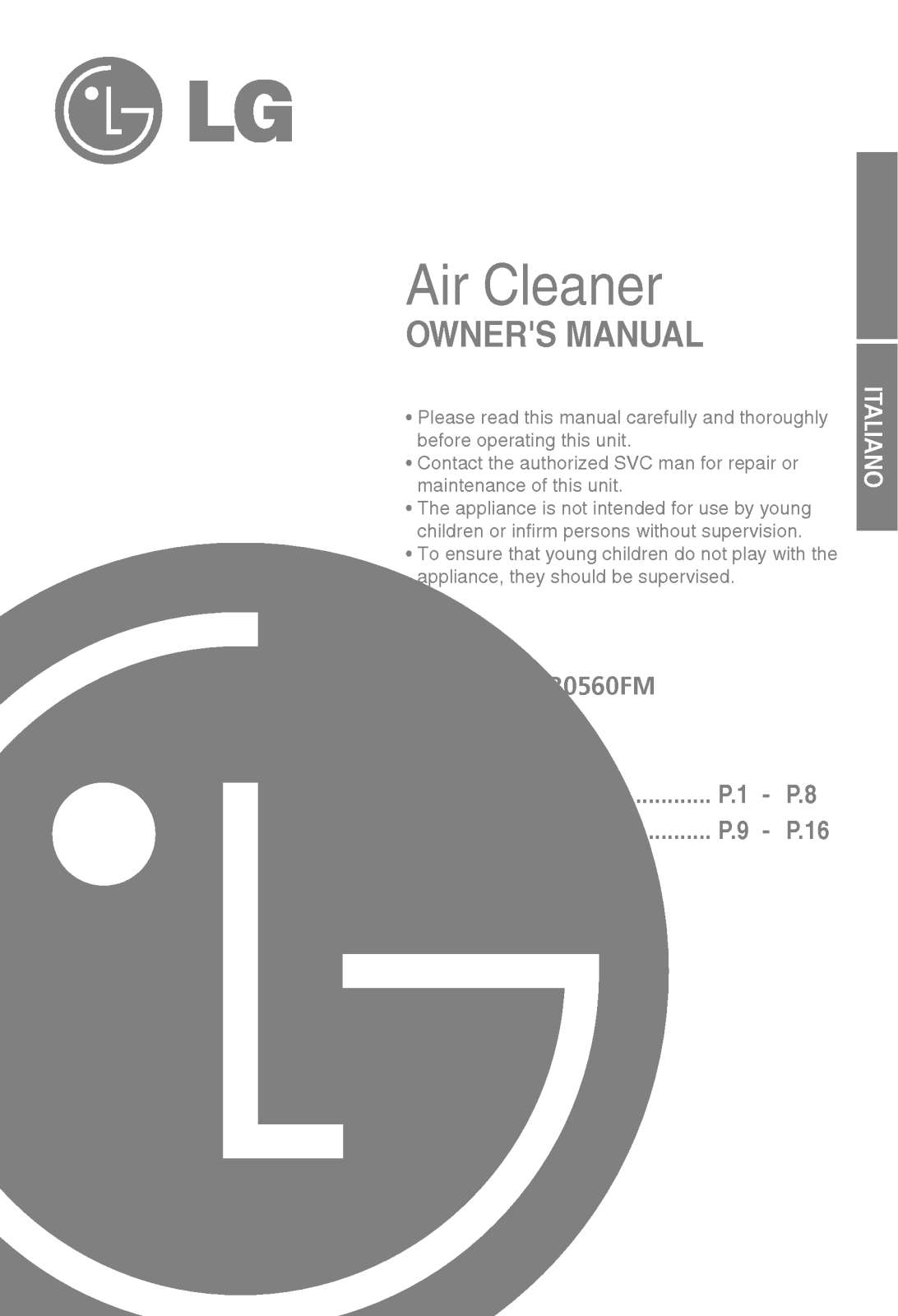 LG LA-B0560FM User guide