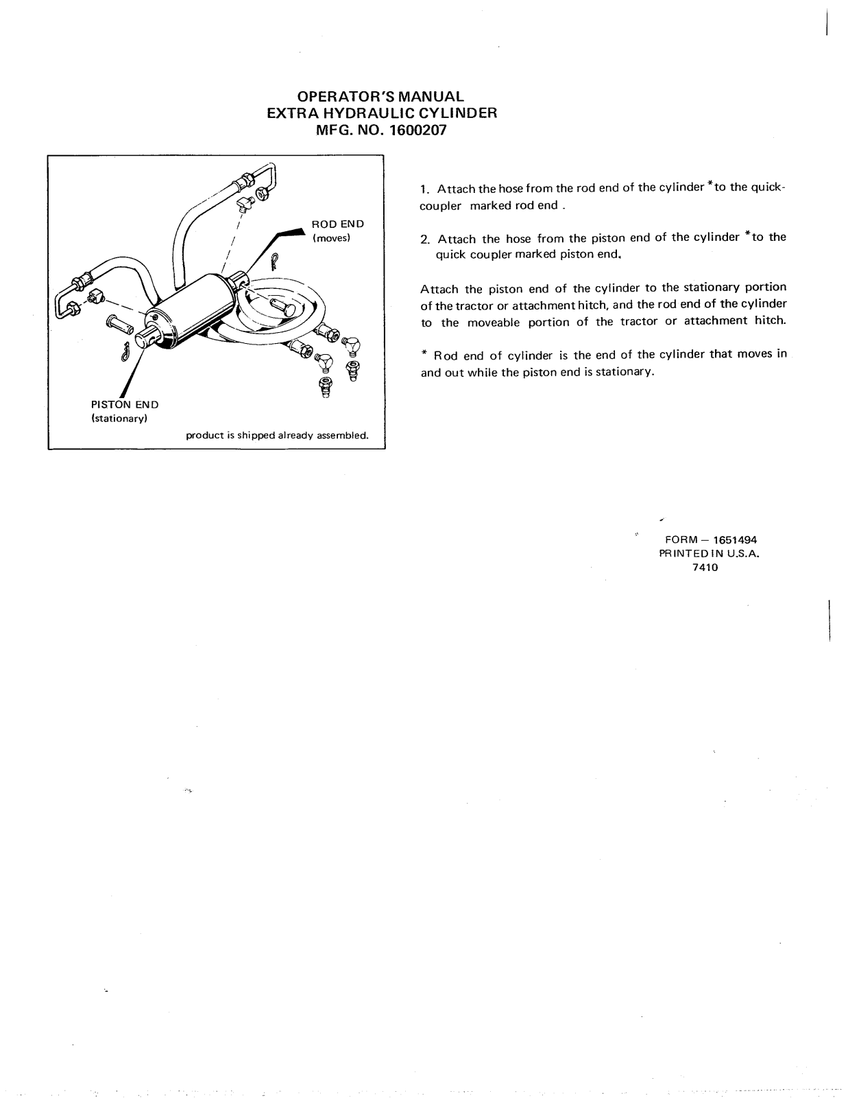 Snapper 1600207 User Manual