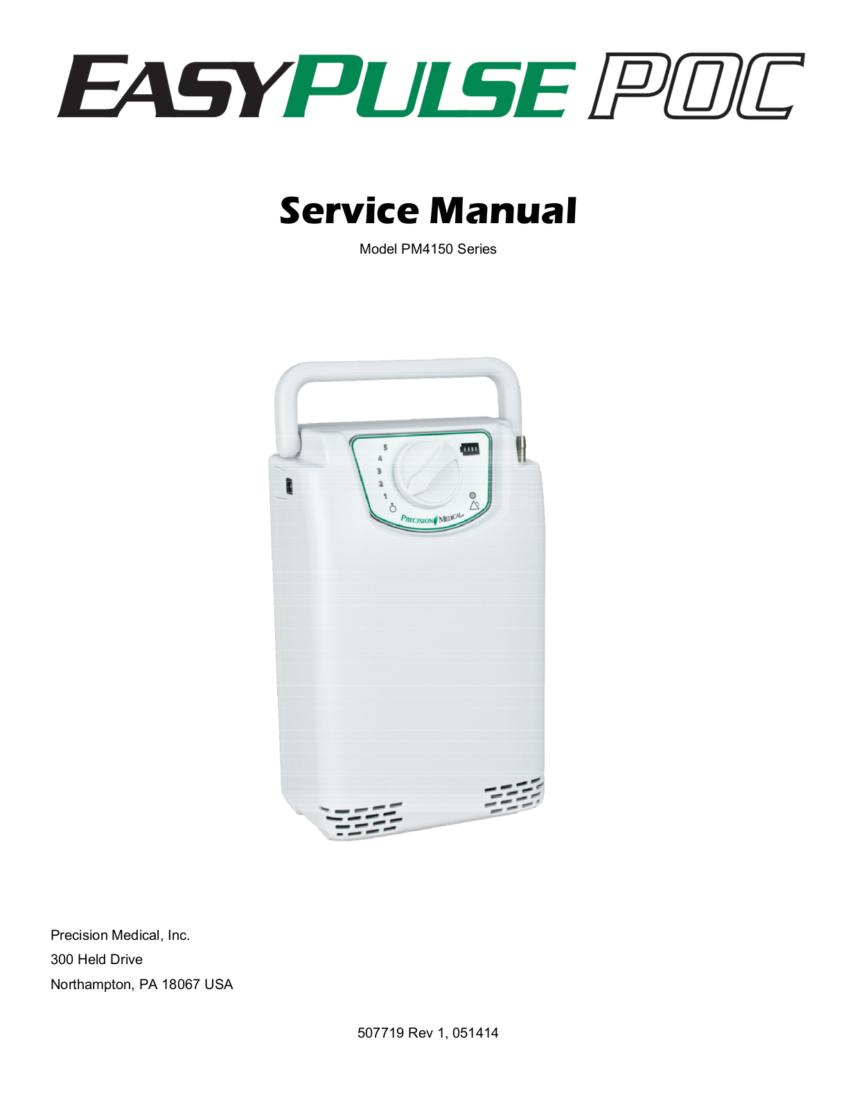 Precision Medical PM4150 User Manual