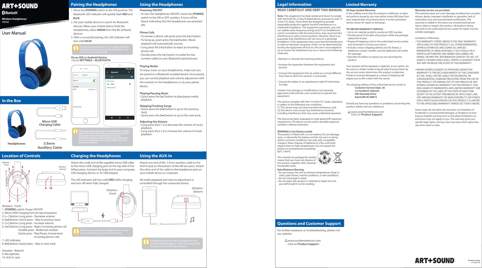 Art Sound AR500 User Manual