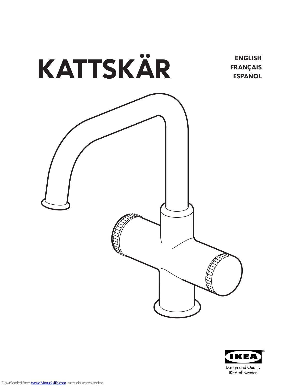 IKEA KATTSKAR AA-338731-2, KATTSKÄR Assembly Instructions Manual