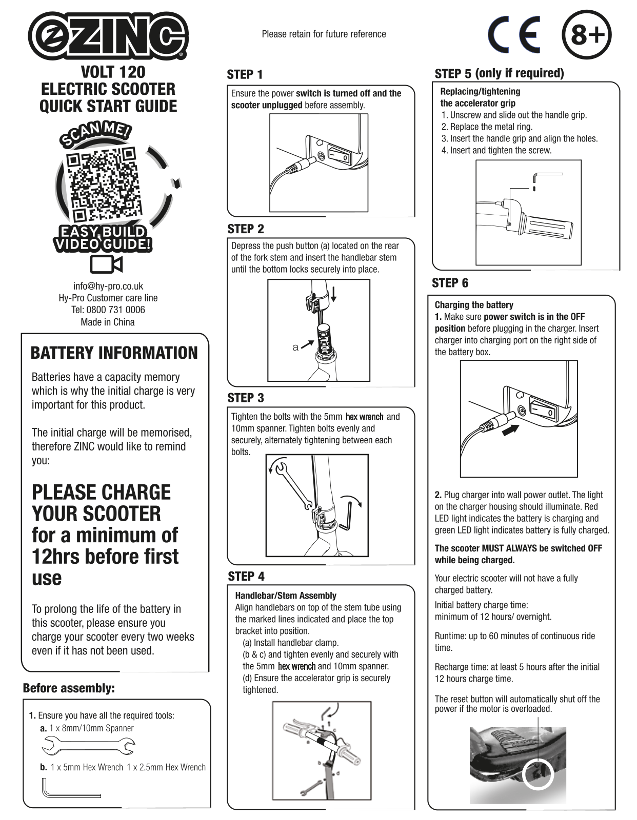 Zinc 5324891 Instruction manual