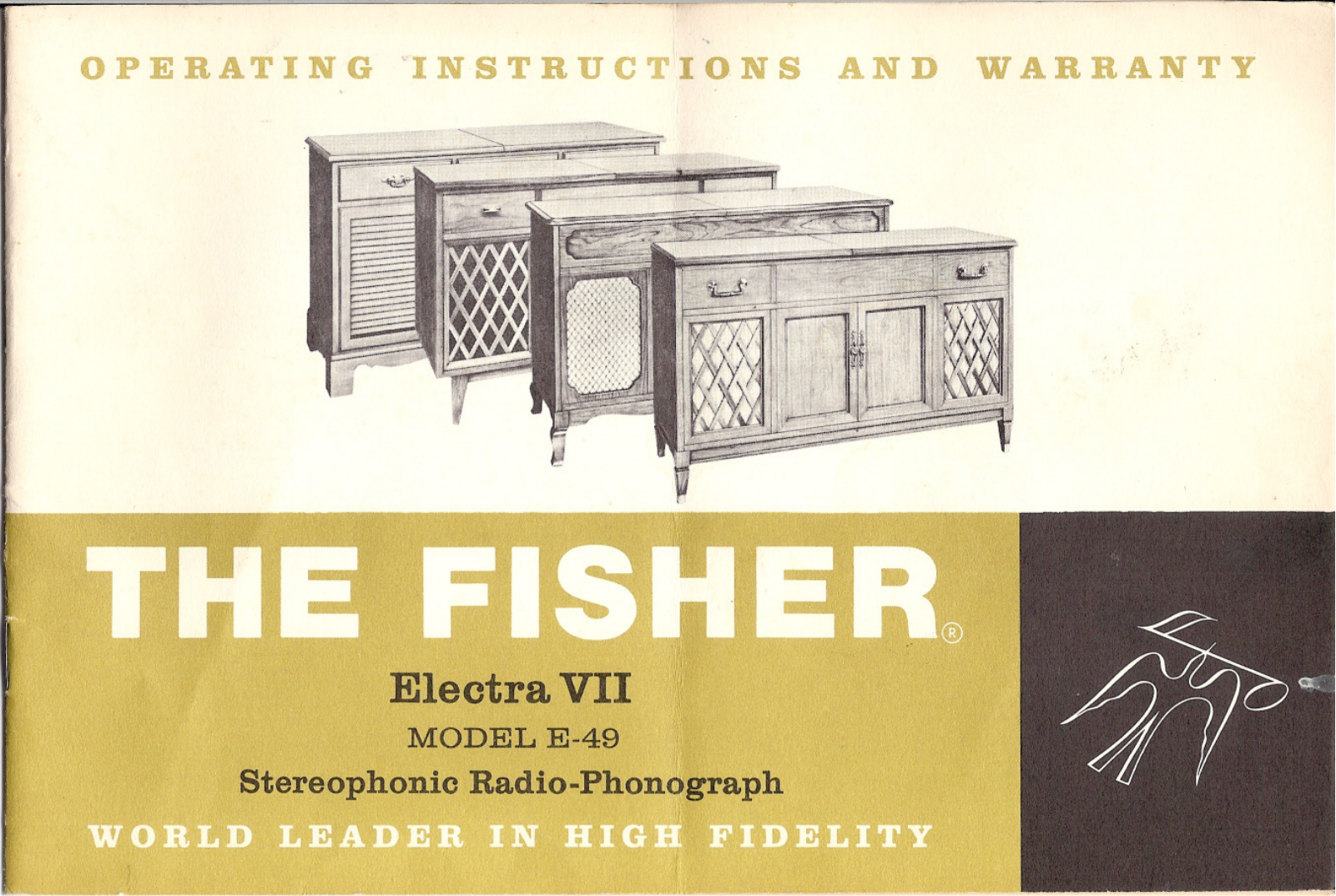 Fisher Electra-7 Owners Manual