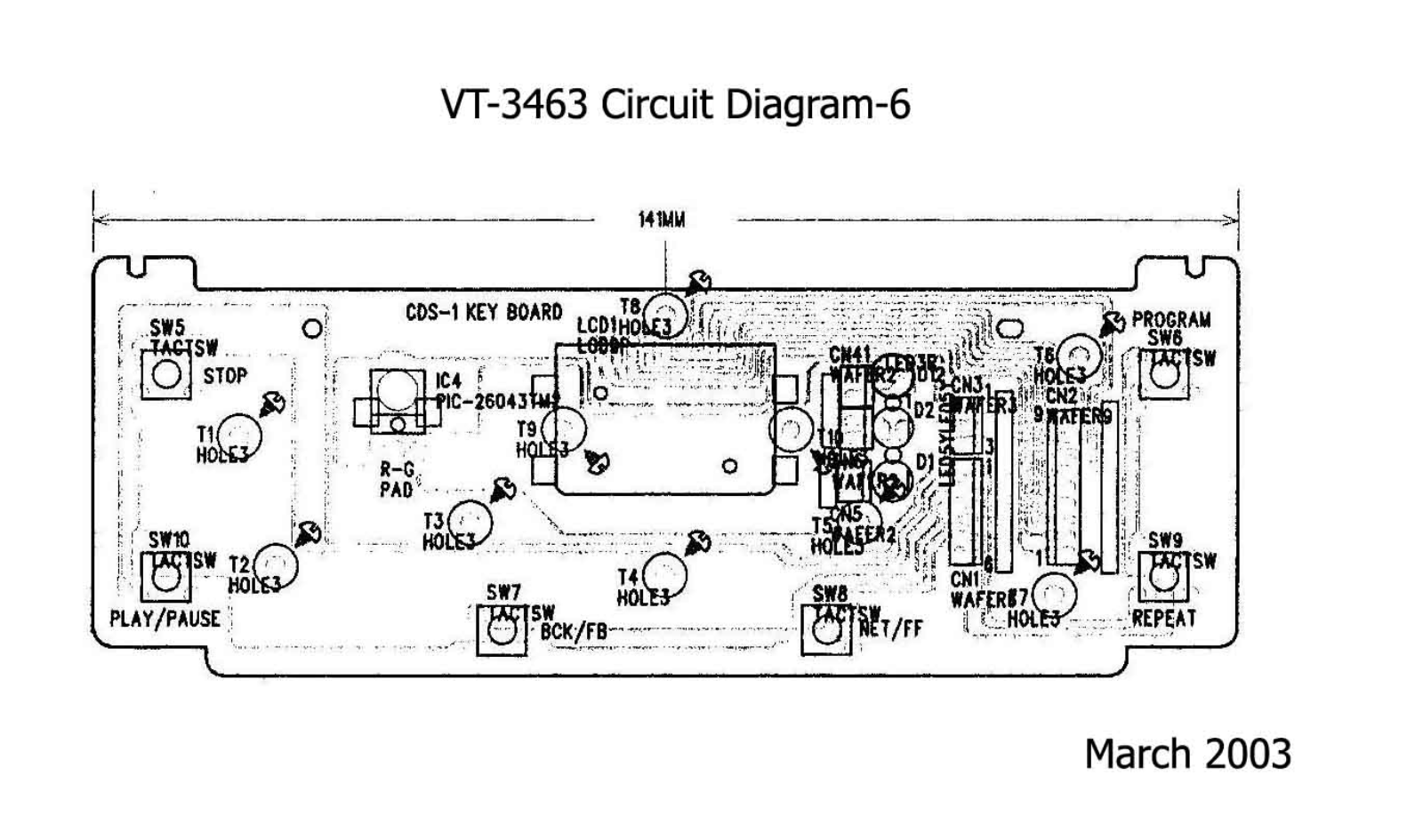 Vitek VT-3463 curcuit Diagram 6