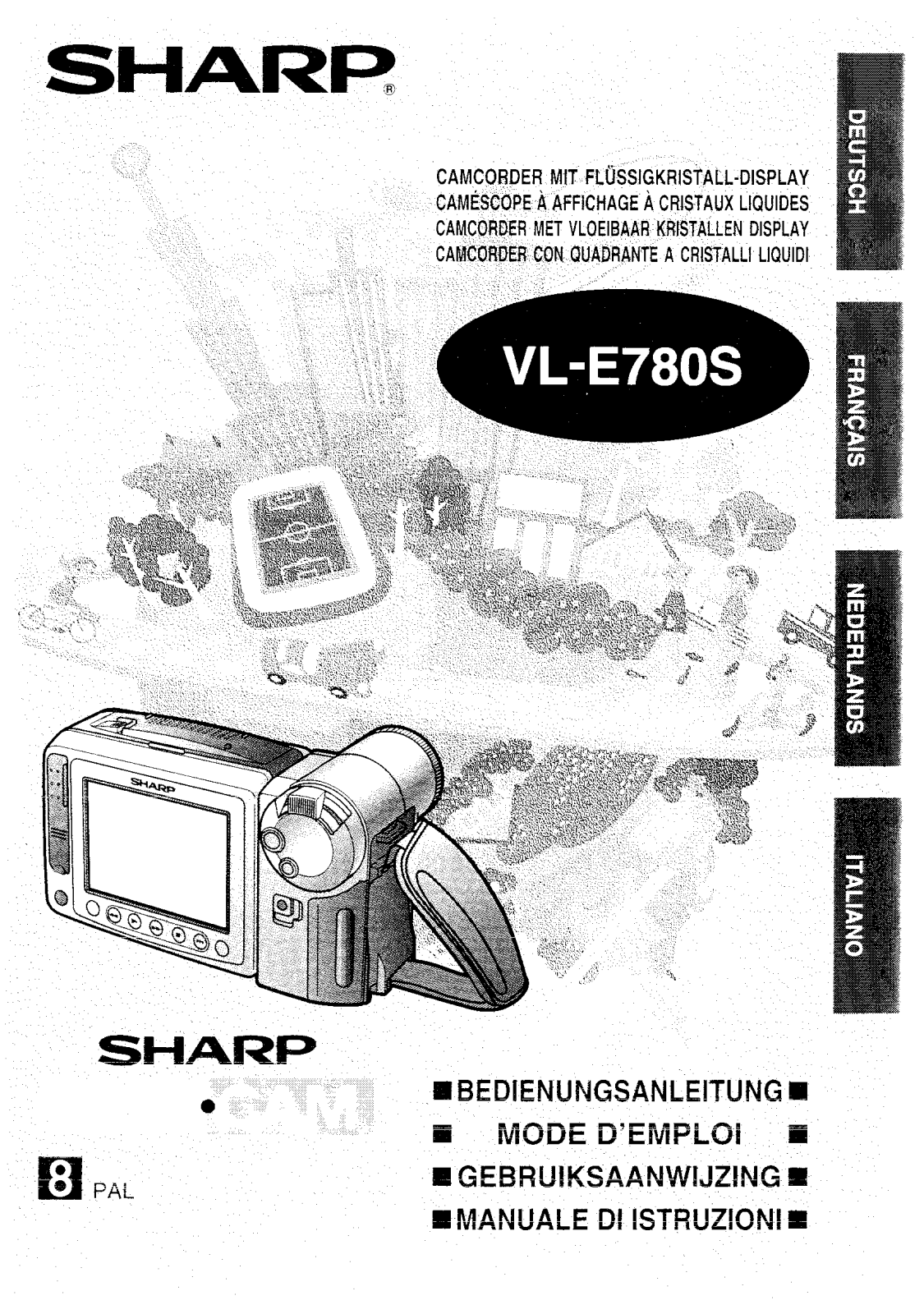 Sharp VL-E780S Operation Manual