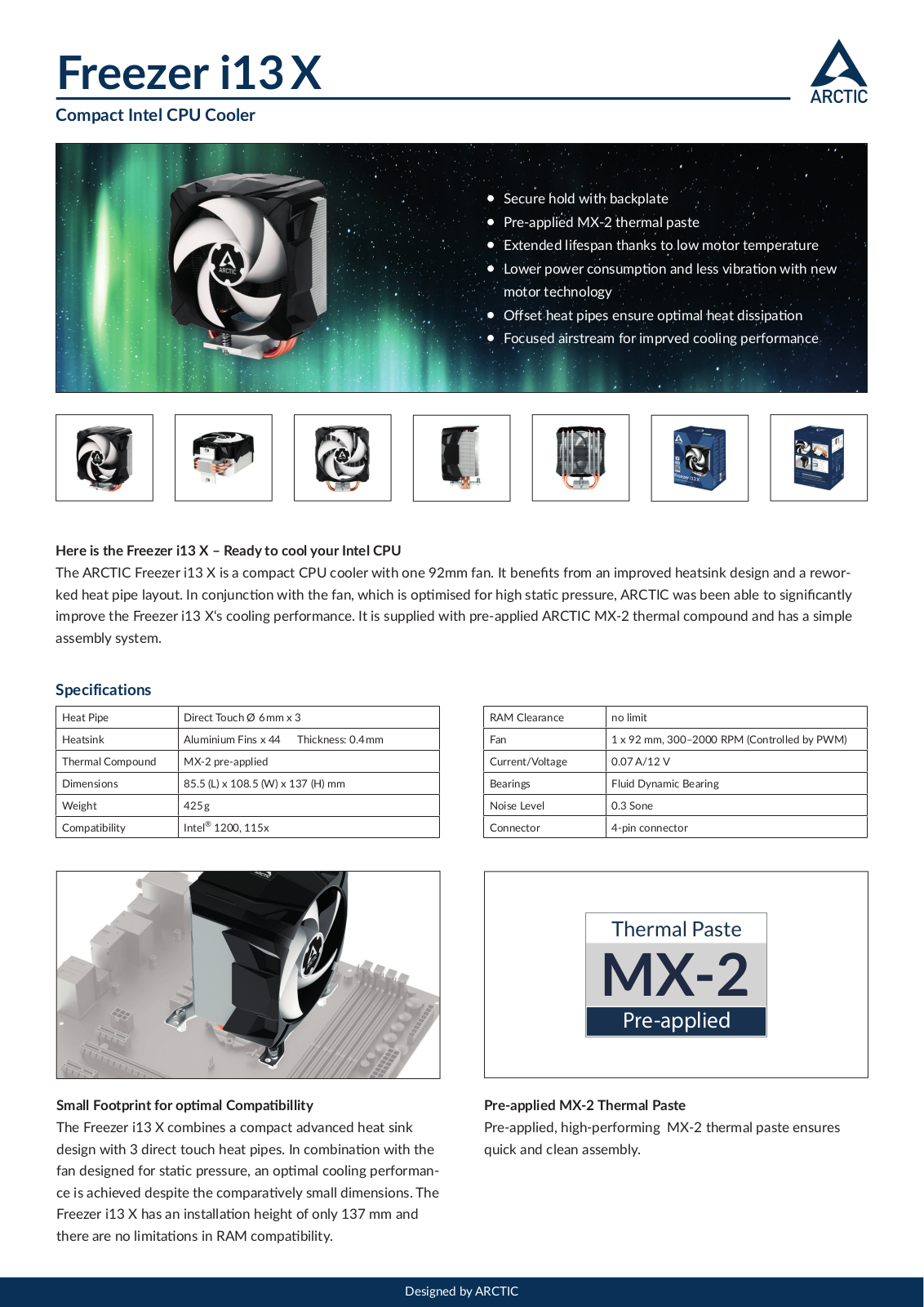 Arctic Freezer i13 X User Manual