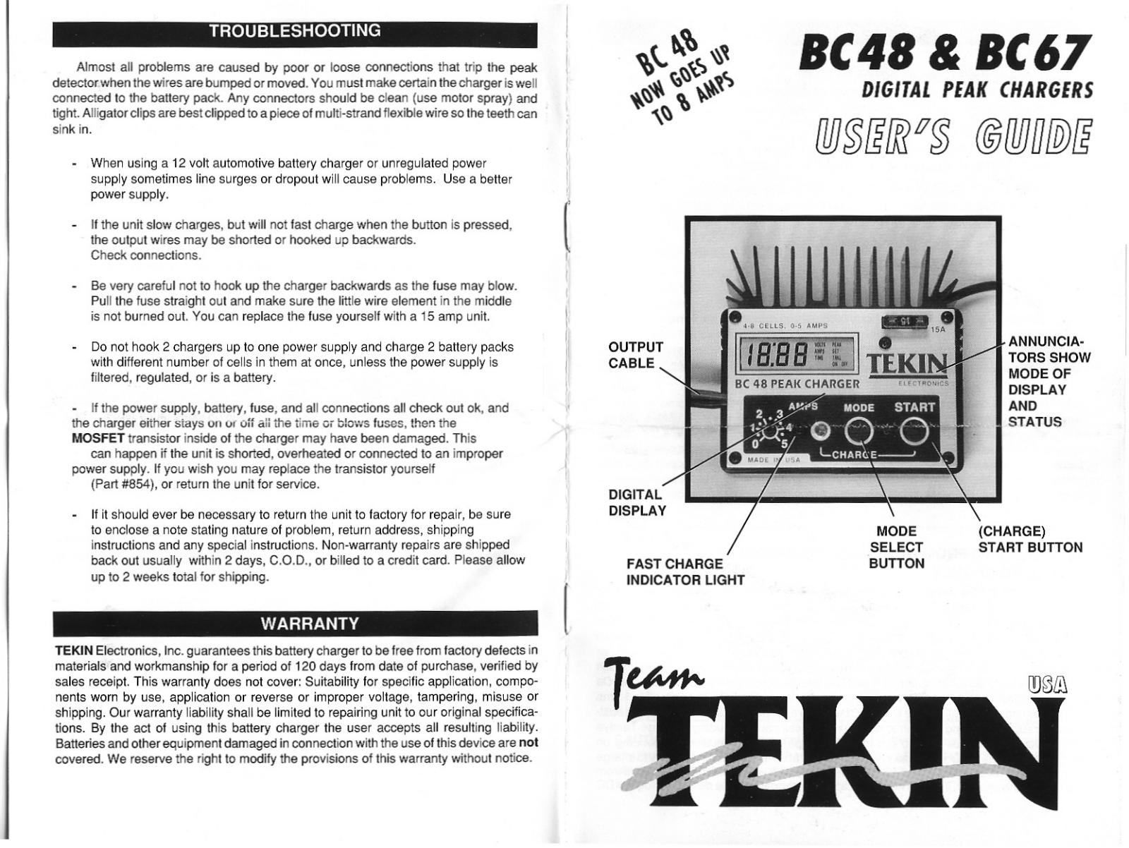 Tekin BC 48, BC67 User Manual