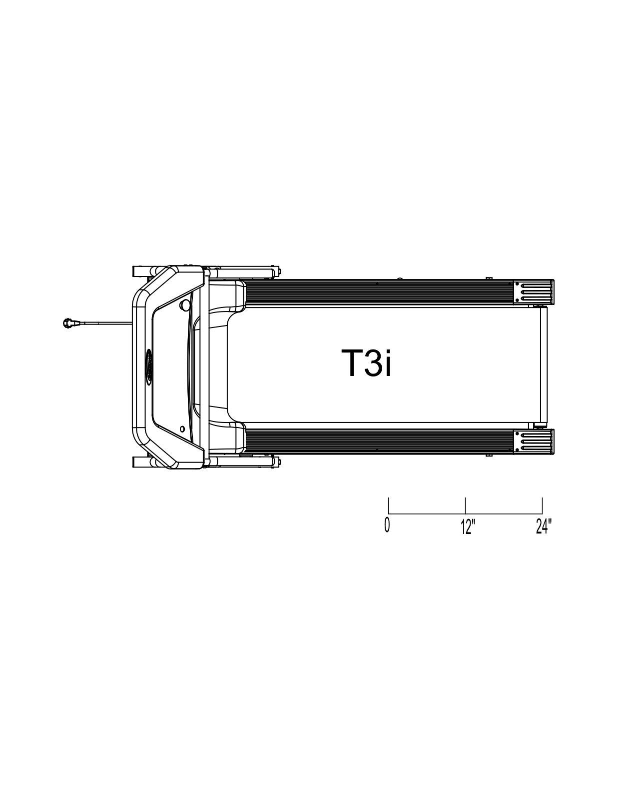 Body Solid TF3I, T3I Top View Schematics