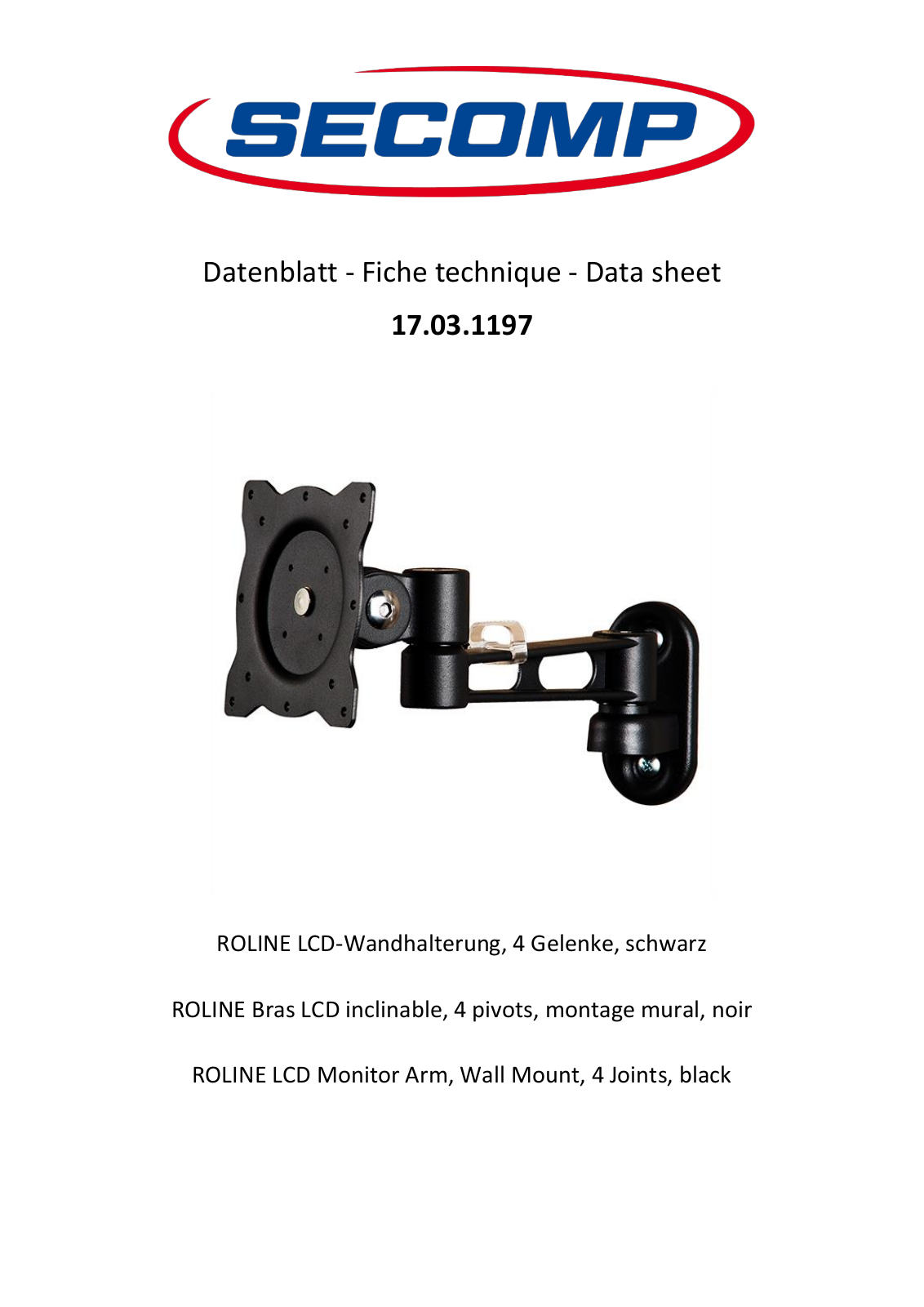 ROLINE 17031197 Datasheet - ManualMachine.com