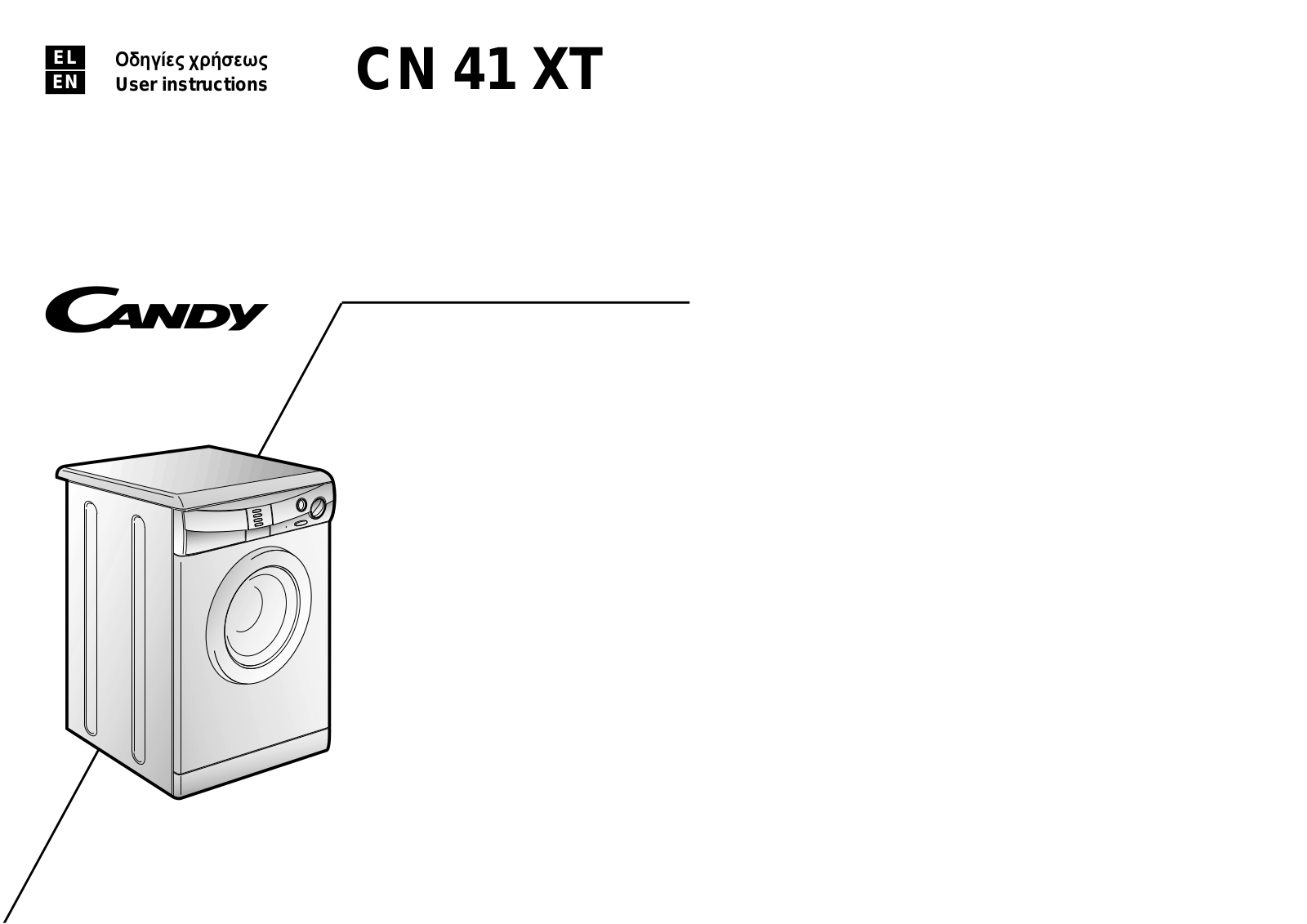 Candy CN 41 XT User Manual