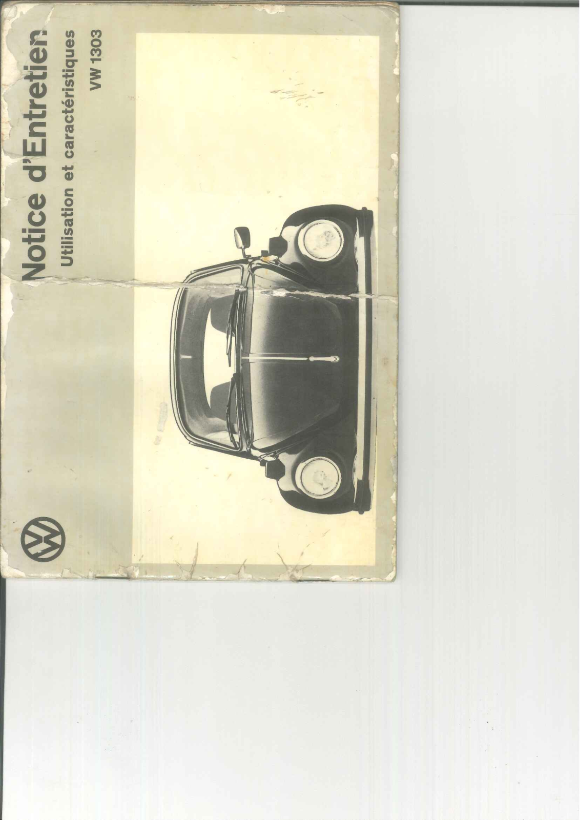 VOLKSWAGEN 1303 User Manual