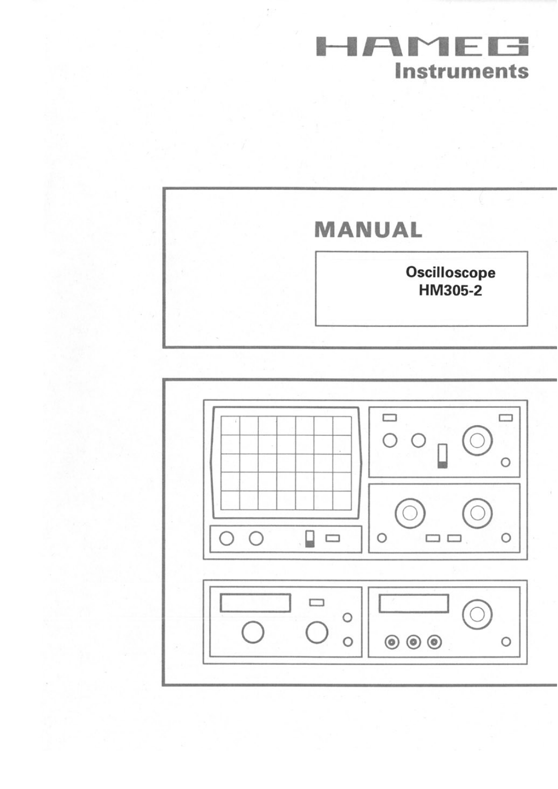 Hameg hm305-2 User Manual