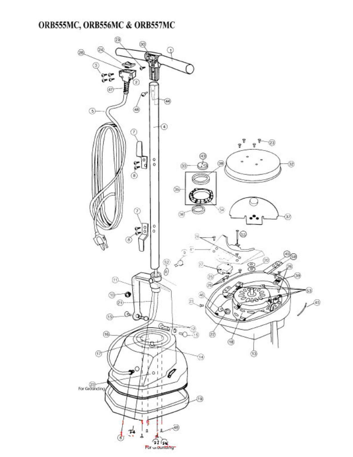 Oreck Orb557mc, Orb555mc, Orb556mc Owner's Manual