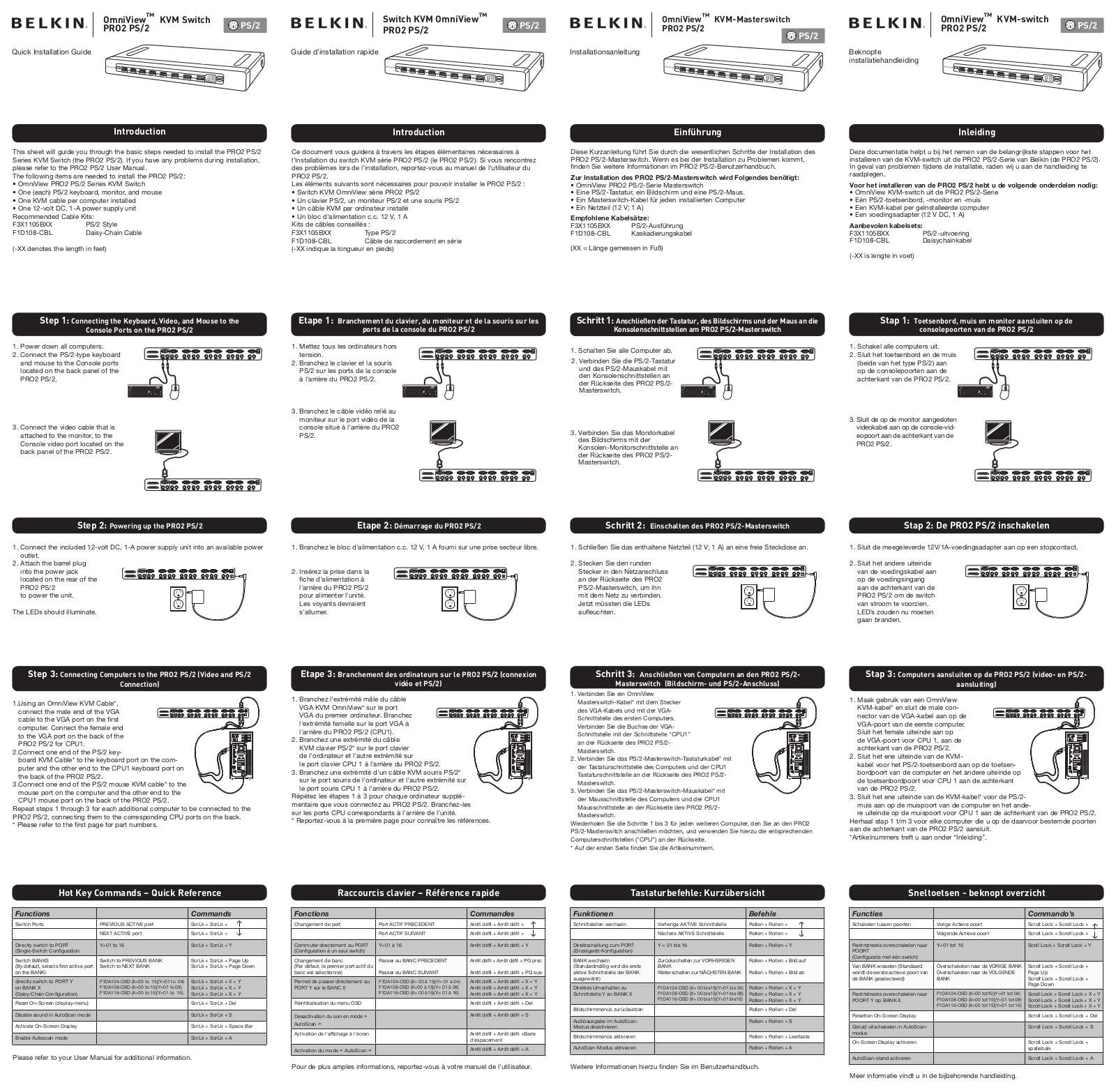 Belkin P75034ea User Manual