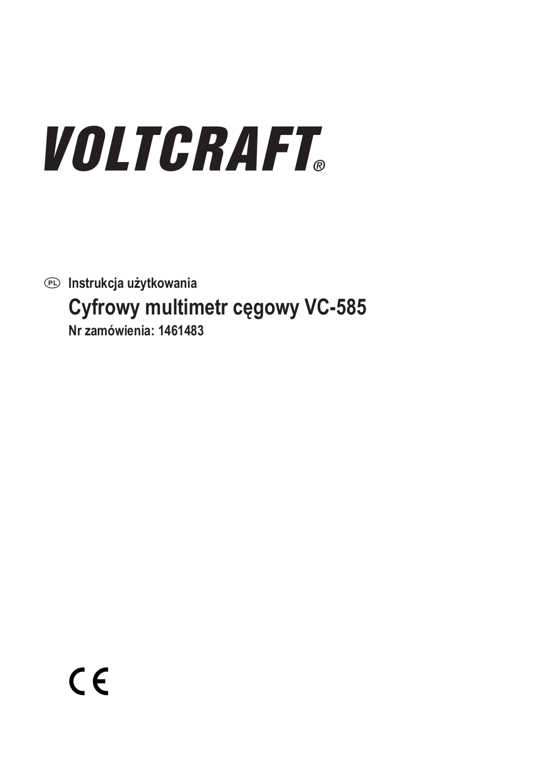 VOLTCRAFT VC585 User guide