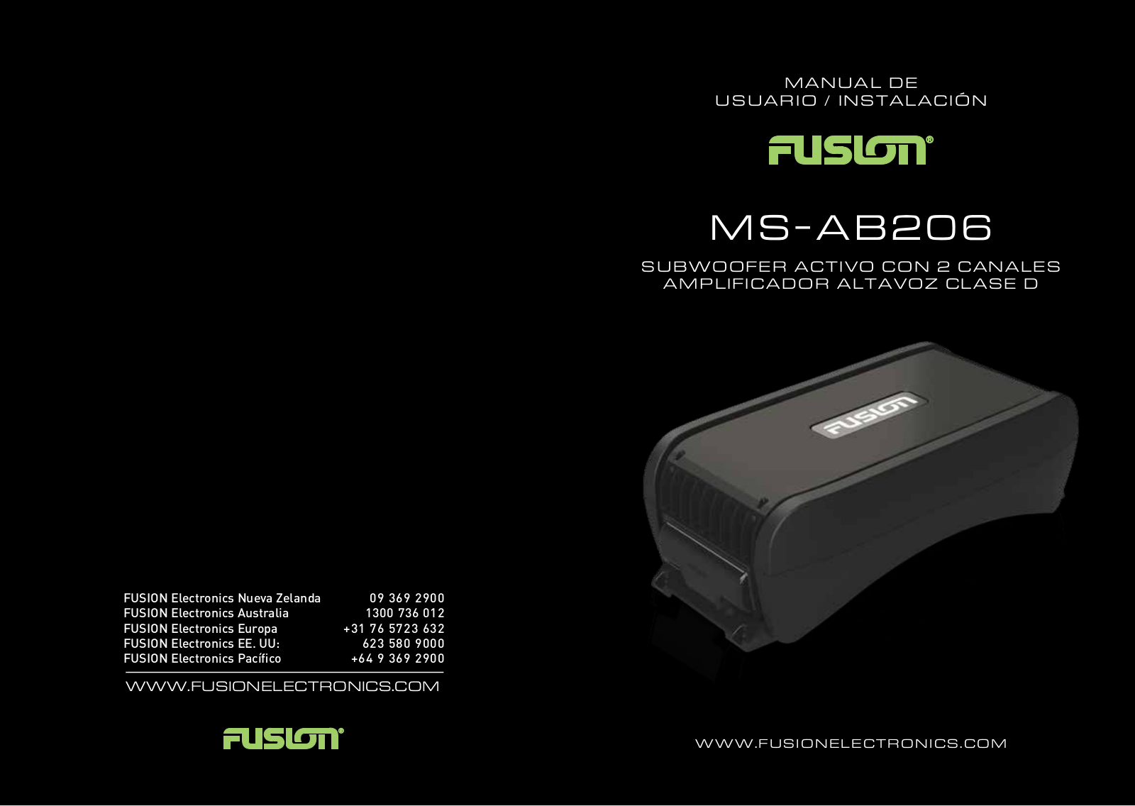 Fusion MS-AB206 User Manual 2