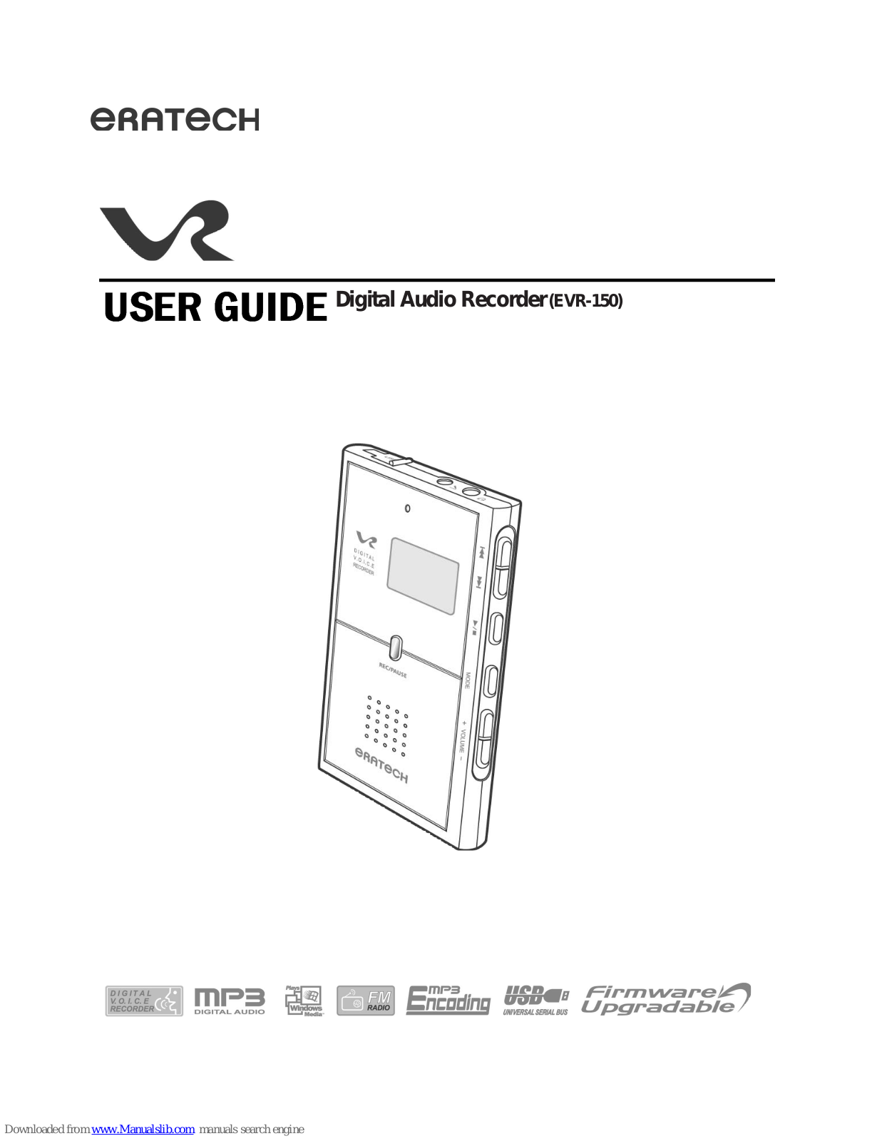 Eratech EVR-150 User Manual - ManualMachine.com