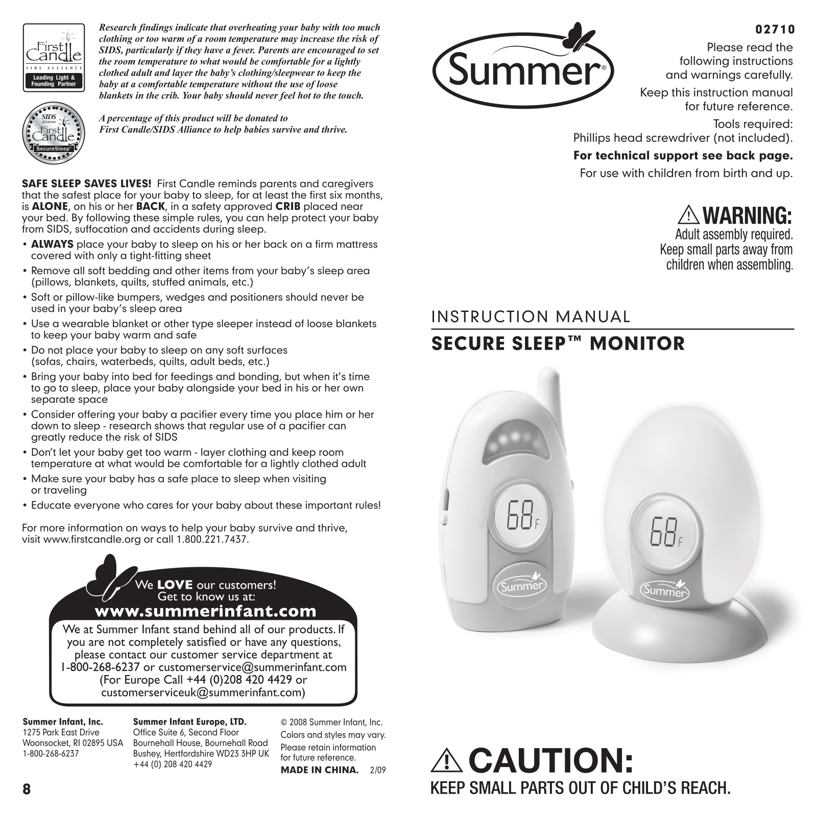 Summer Infant 02710T User Manual