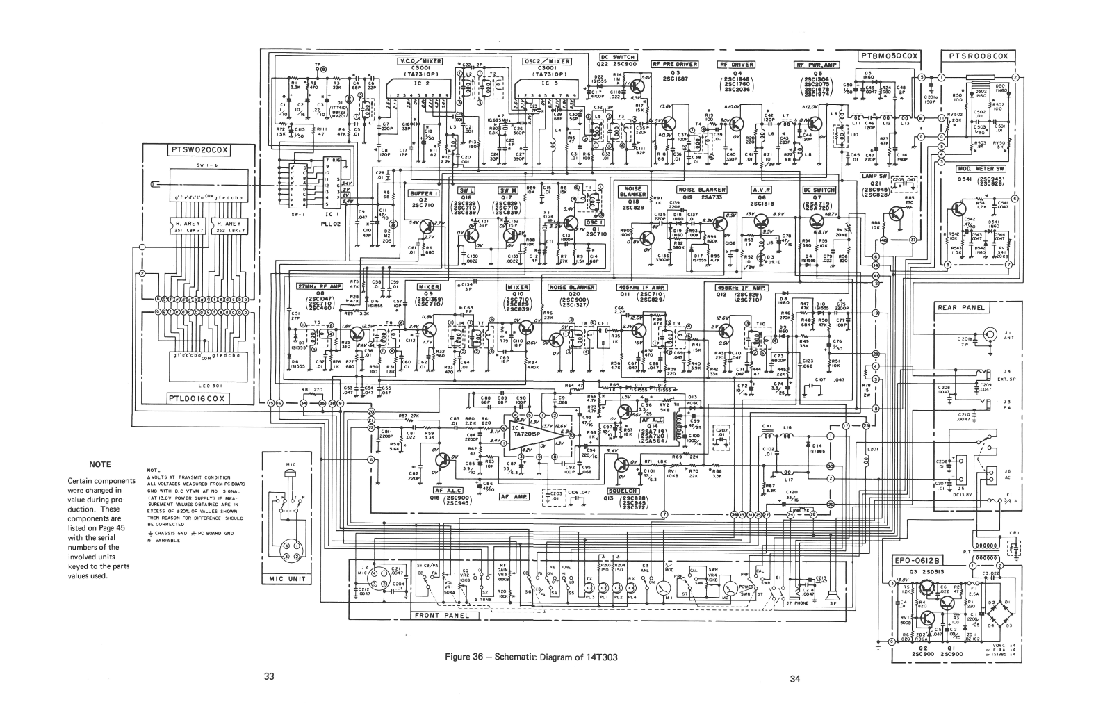 RCA 14t303 Schematic