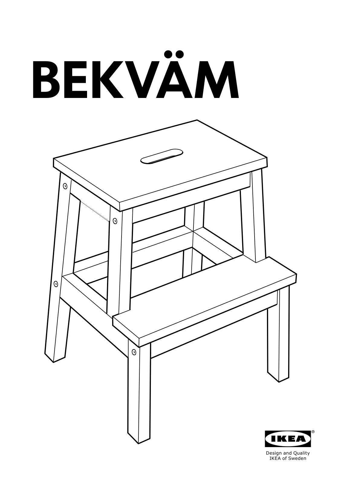 IKEA BEKVAM User Manual