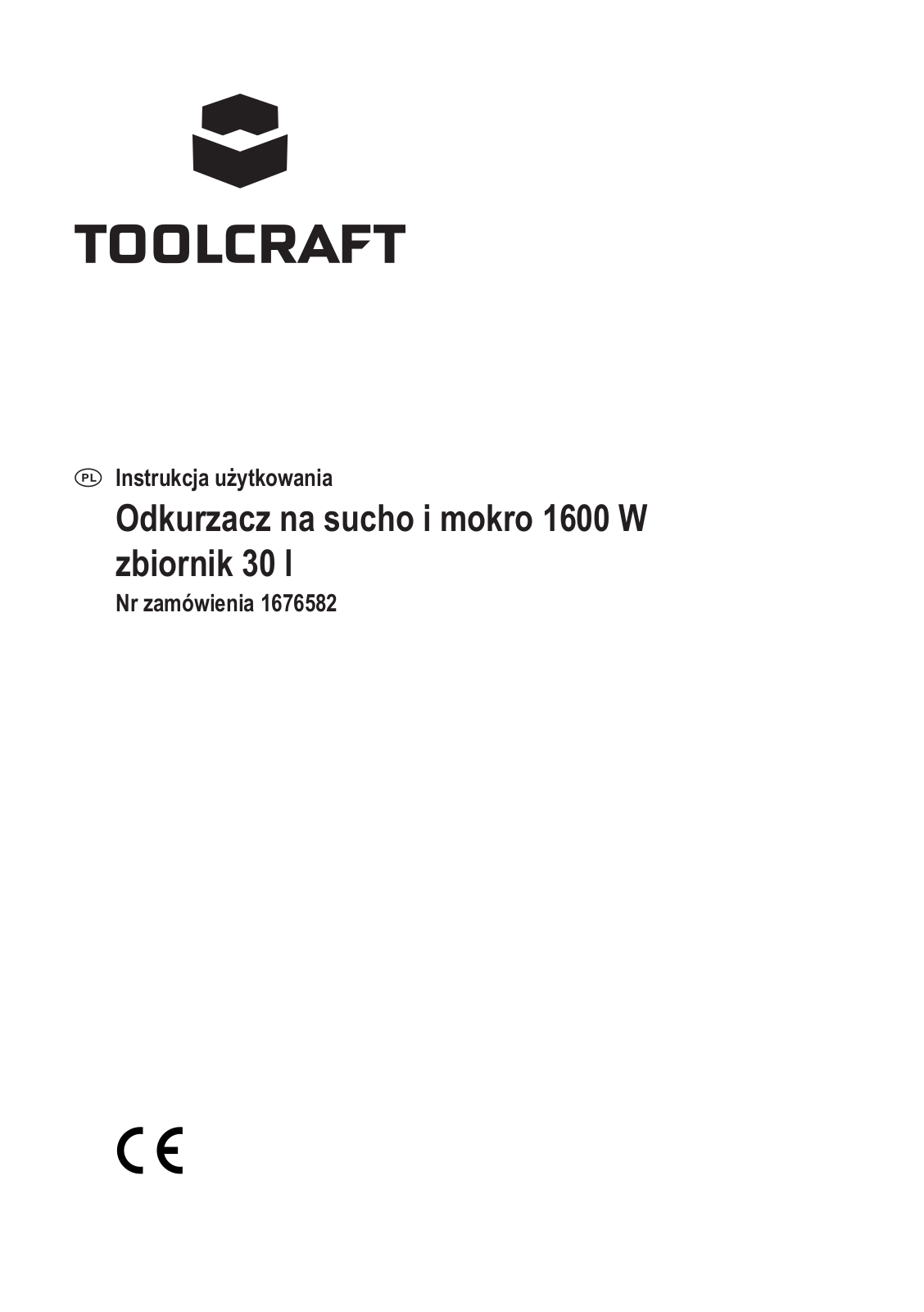 TOOLCRAFT 1676582 Instructions