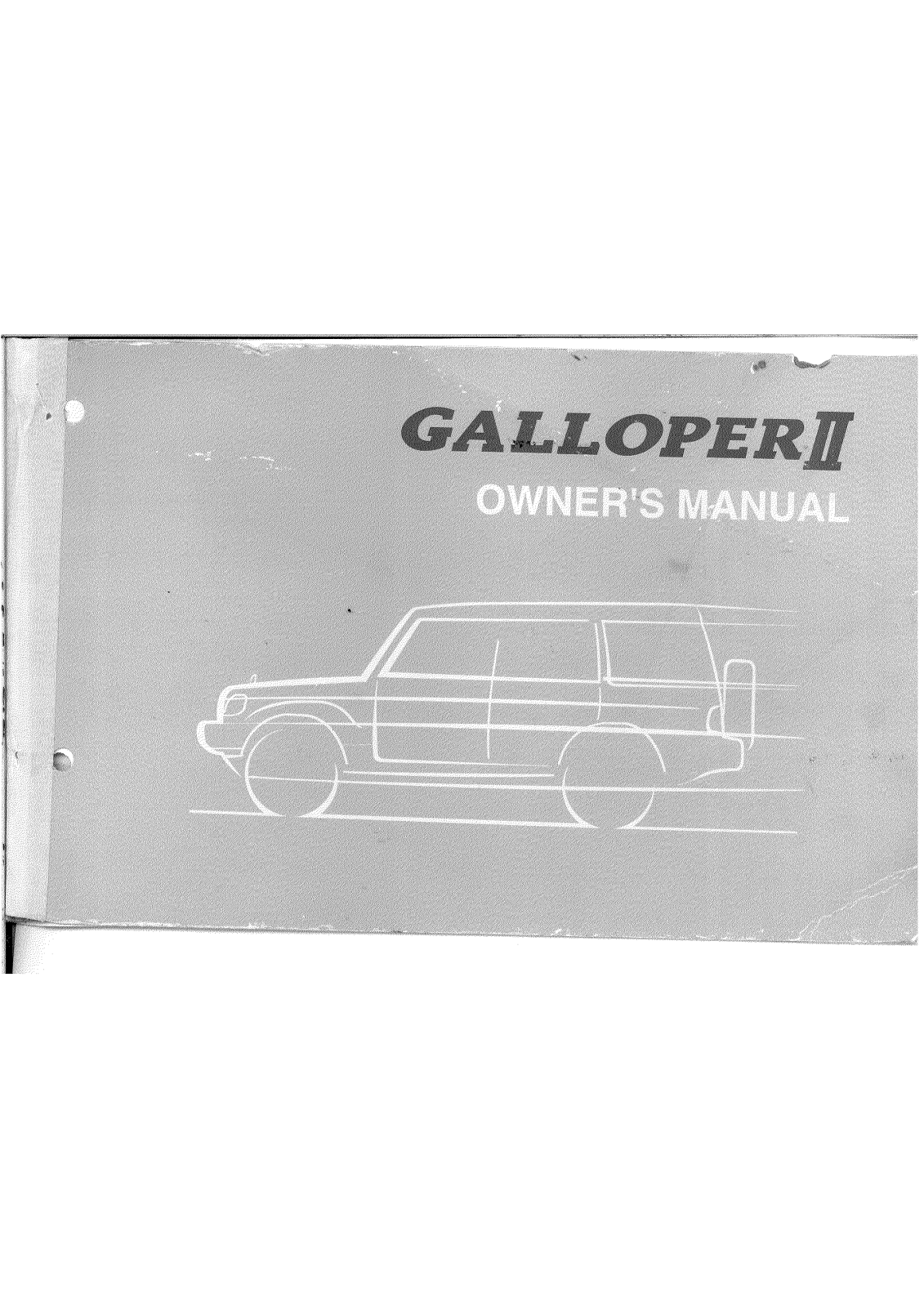 Hyundai Galloper User Manual