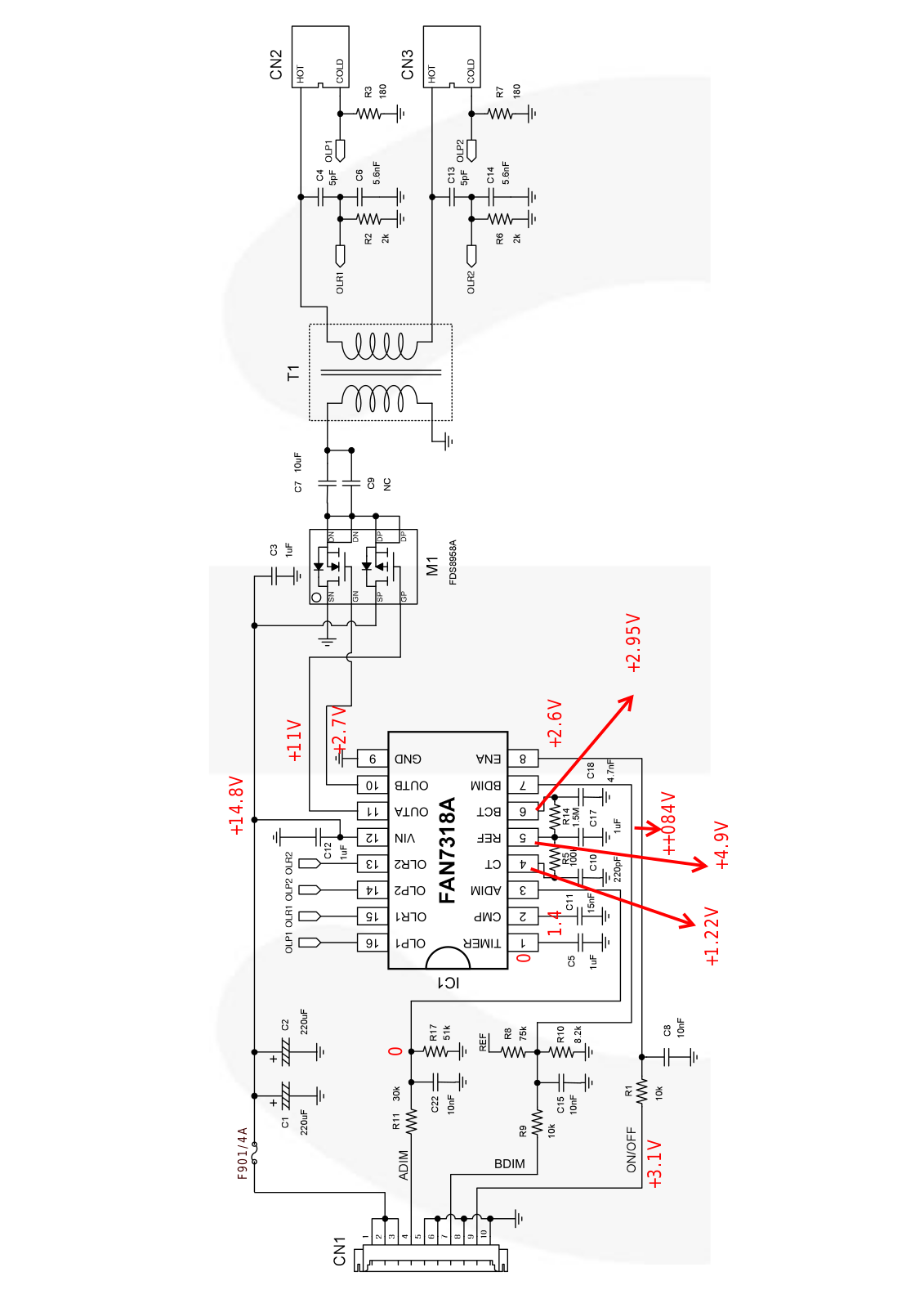 Samsung BN41-01700B Schematic
