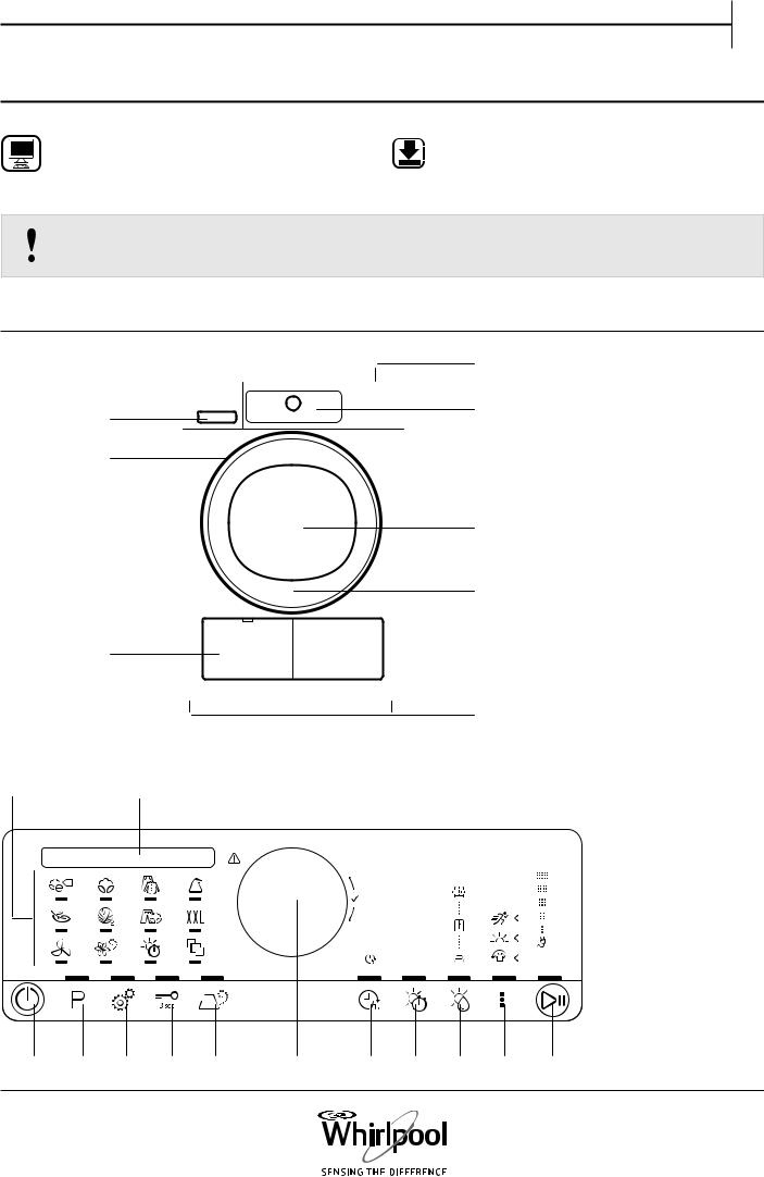 WHIRLPOOL HSCX 80532 Daily Reference Guide