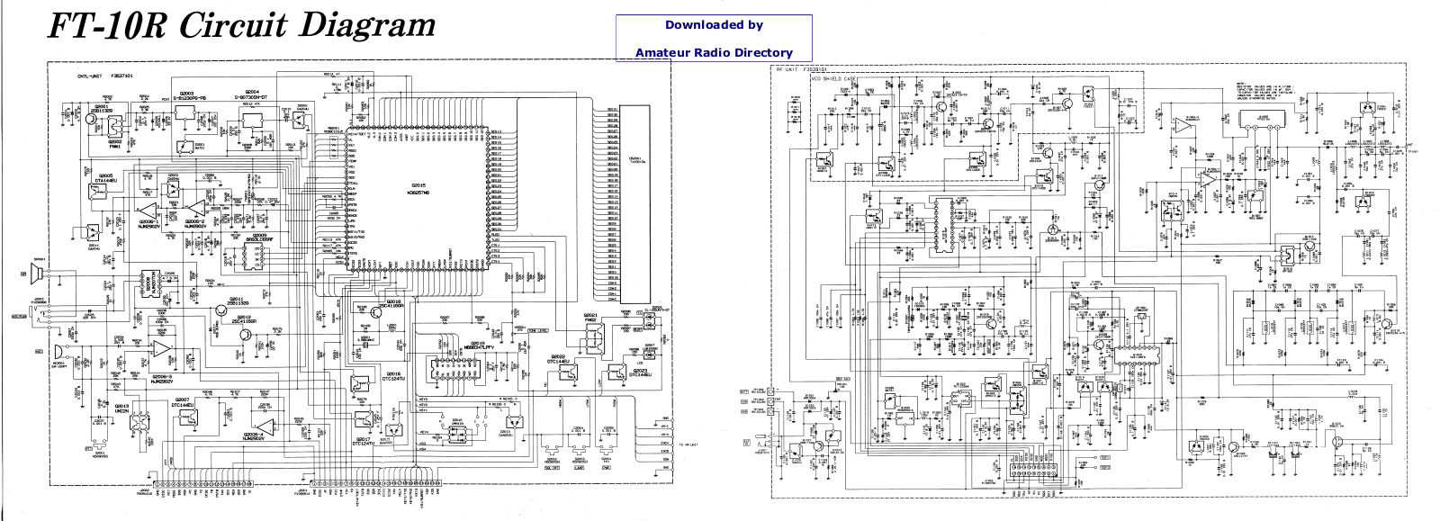 Yaesu FT10 Schematic