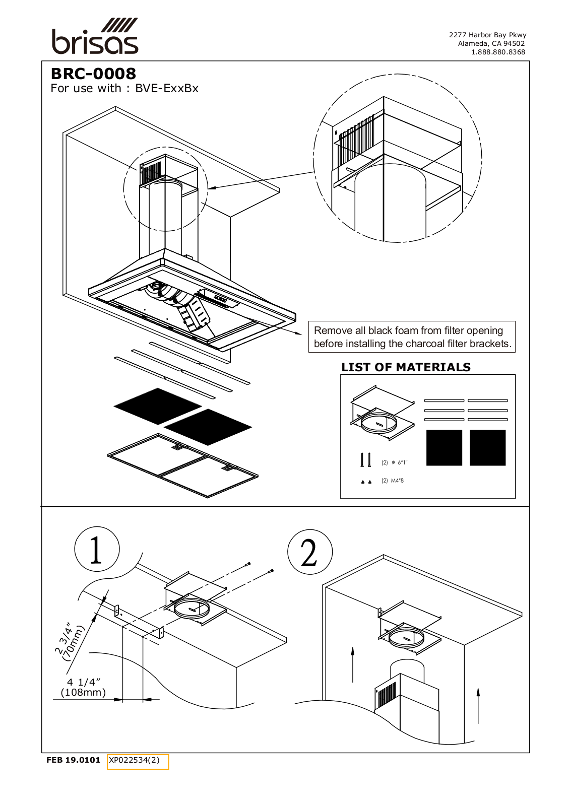 Zephyr BRC0008 Recirculating Kit Manual