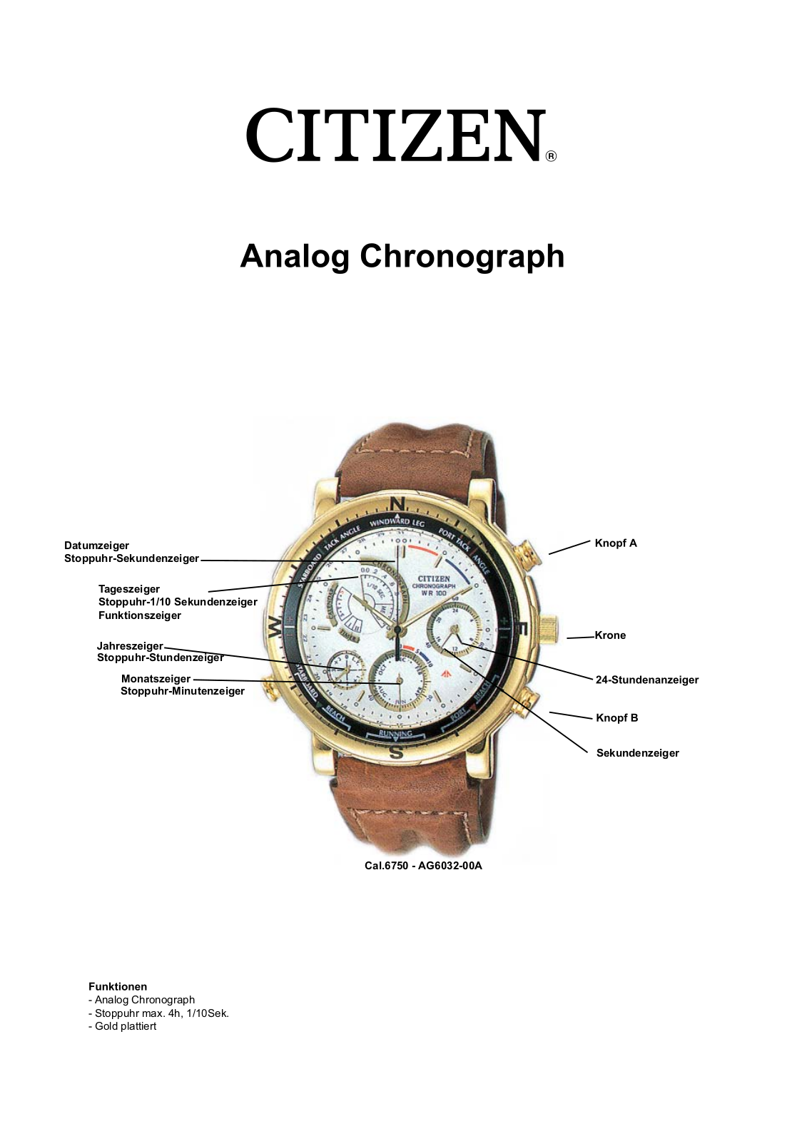 Citizen 6750 User Manual