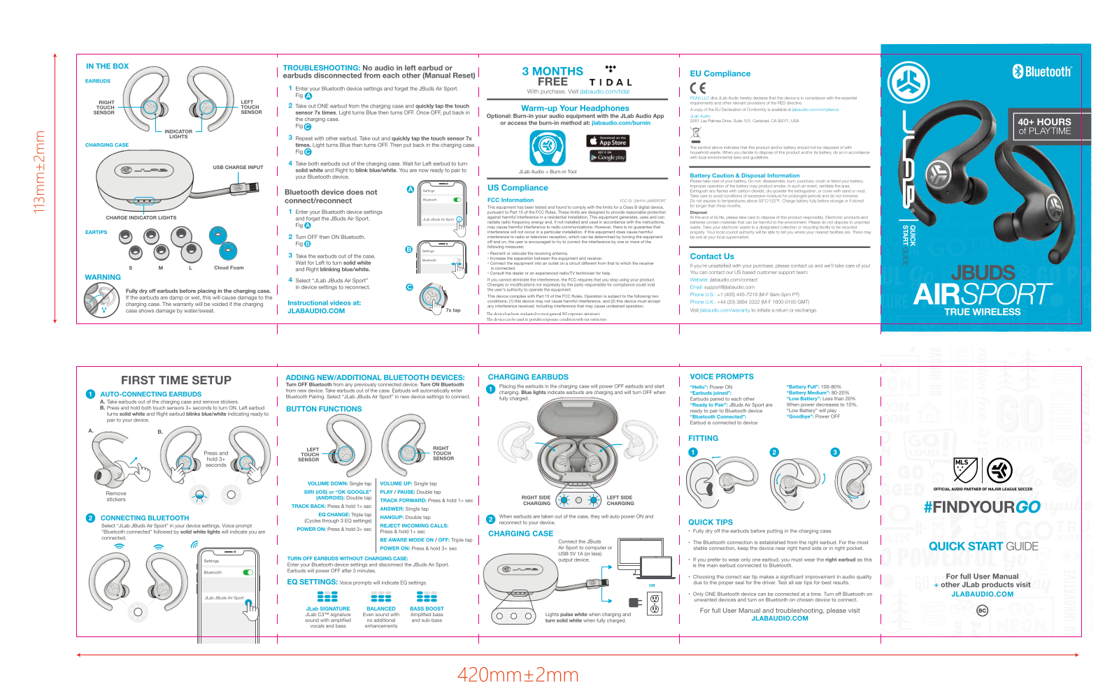 PEAG JLab Audio JAIRSPORT User Manual