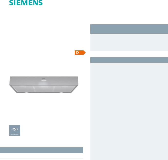 Siemens LU29251 User Manual