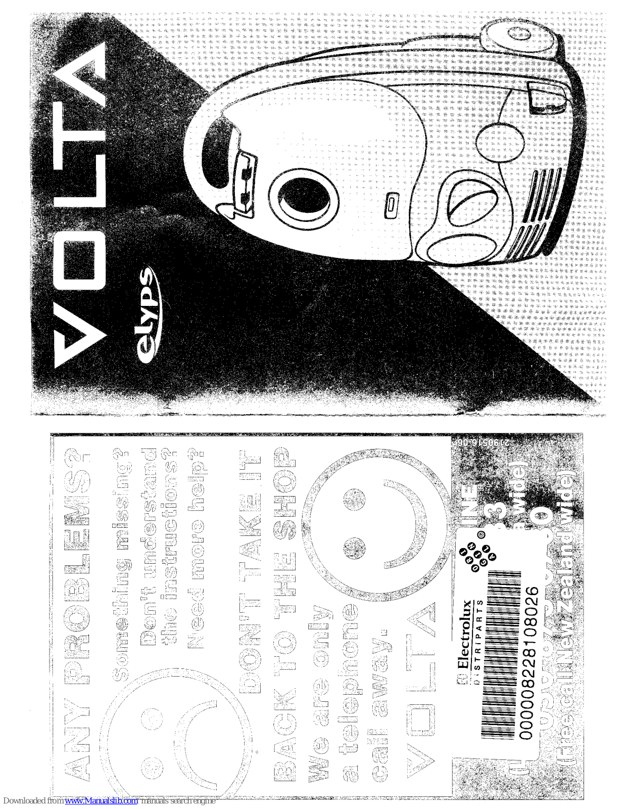 VOLTA U1110, U1115, U1118, U1131, Elyps 1110 User Manual