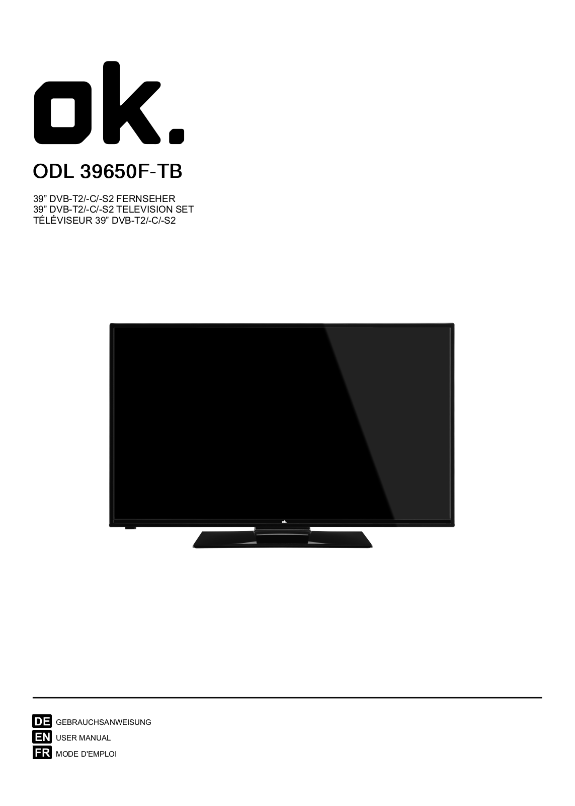 OK. ODL 39650F-TB User guide - ManualMachine.com
