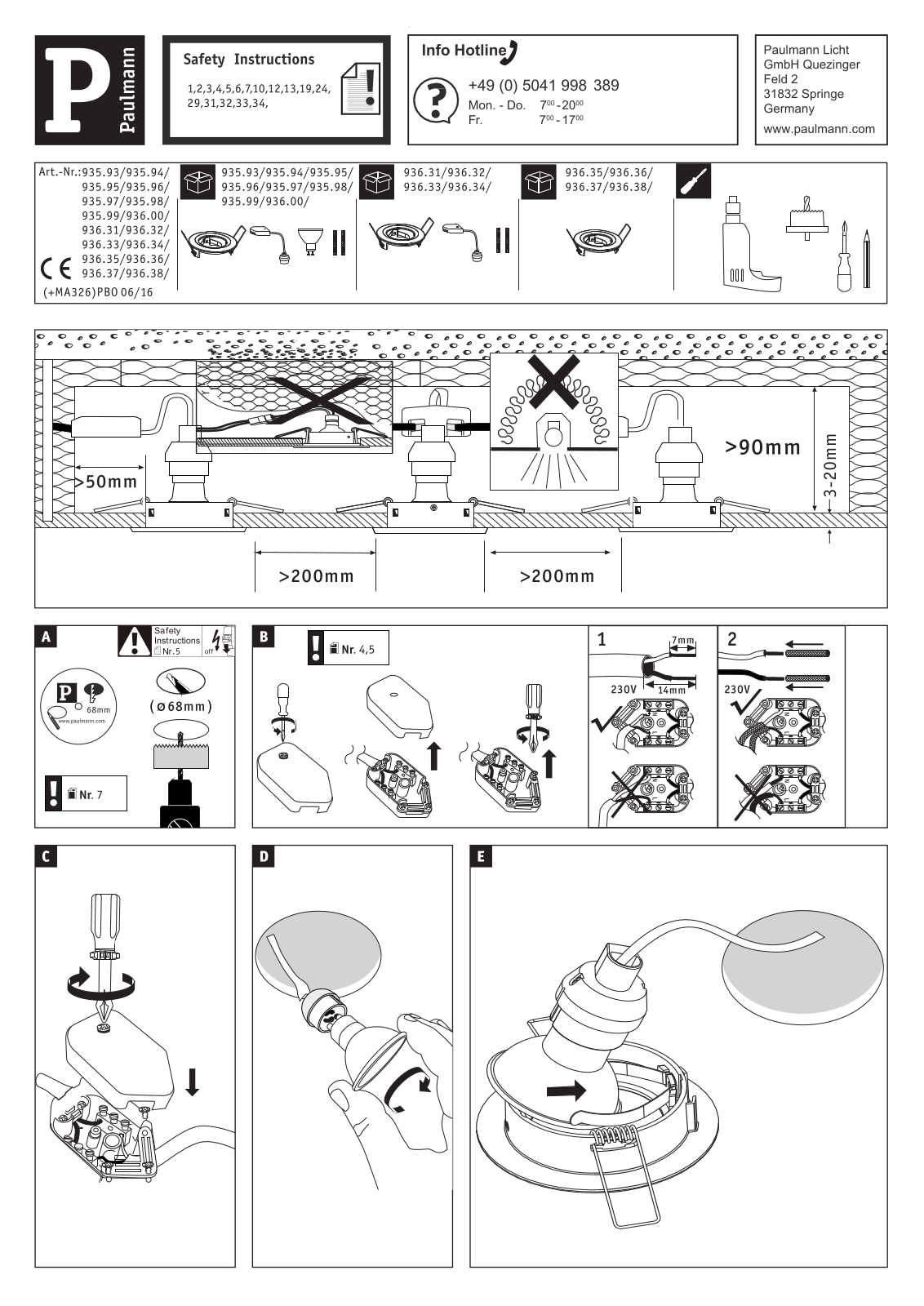PAULMANN PLM 93599 Instructions - ManualMachine.com