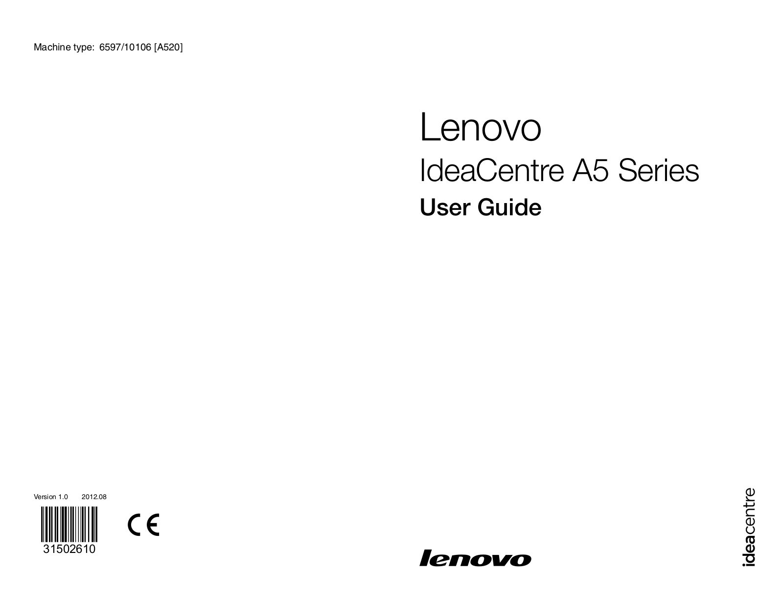 Lenovo A5 User Manual