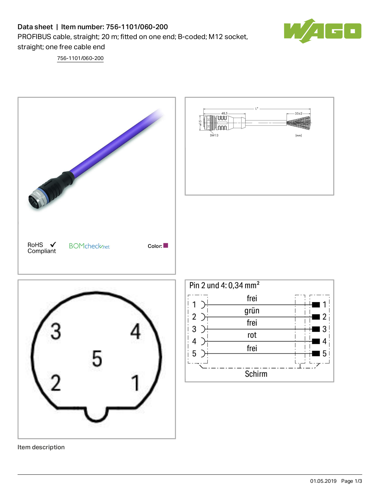 Wago 756-1101/060-200 Data Sheet