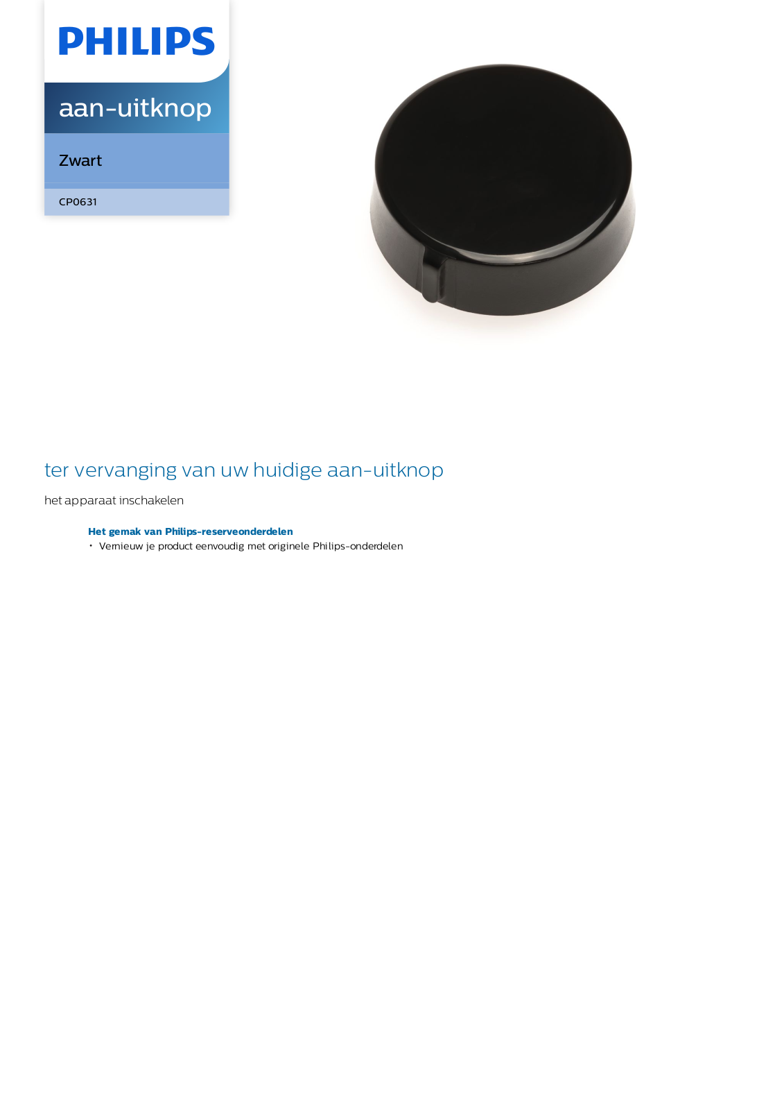 Philips CP0631/01 Leaflet - ManualMachine.com
