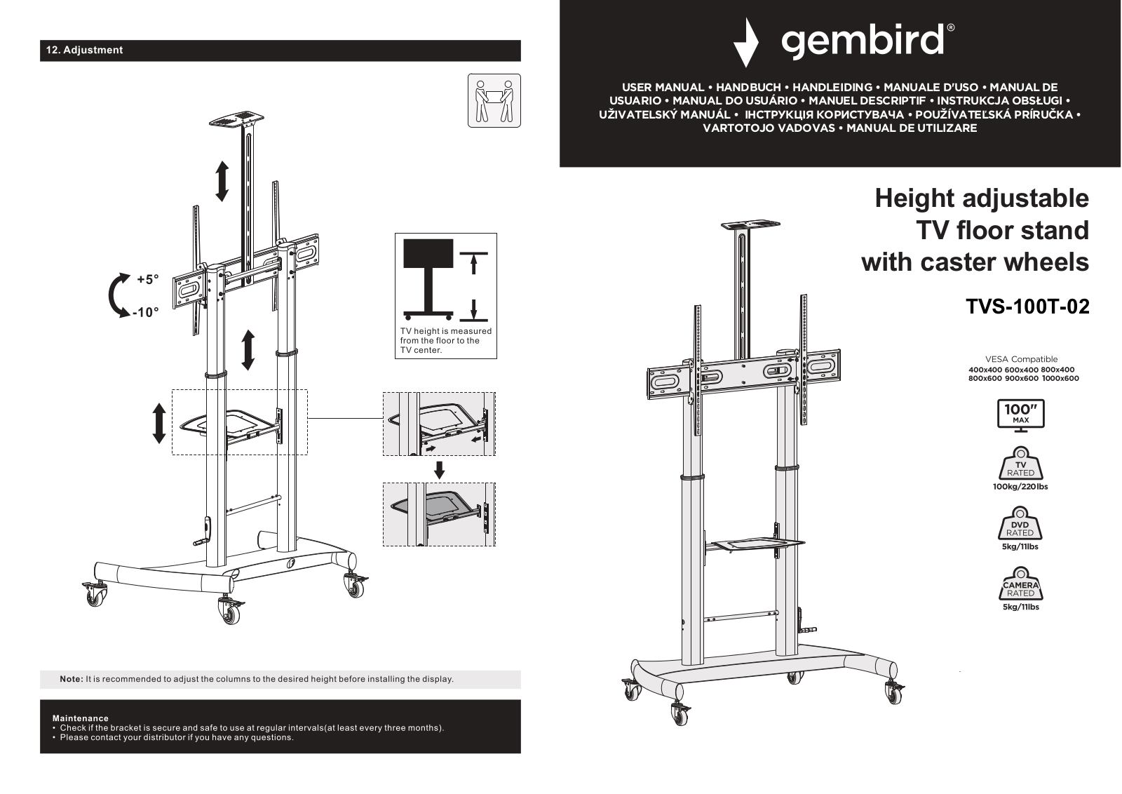 GEMBIRD TVS-100T-02 User guide - ManualMachine.com