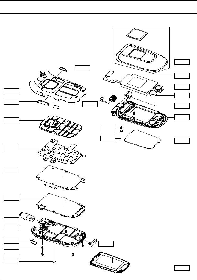 Samsung Z140 Service Manual Exploded View & Part List